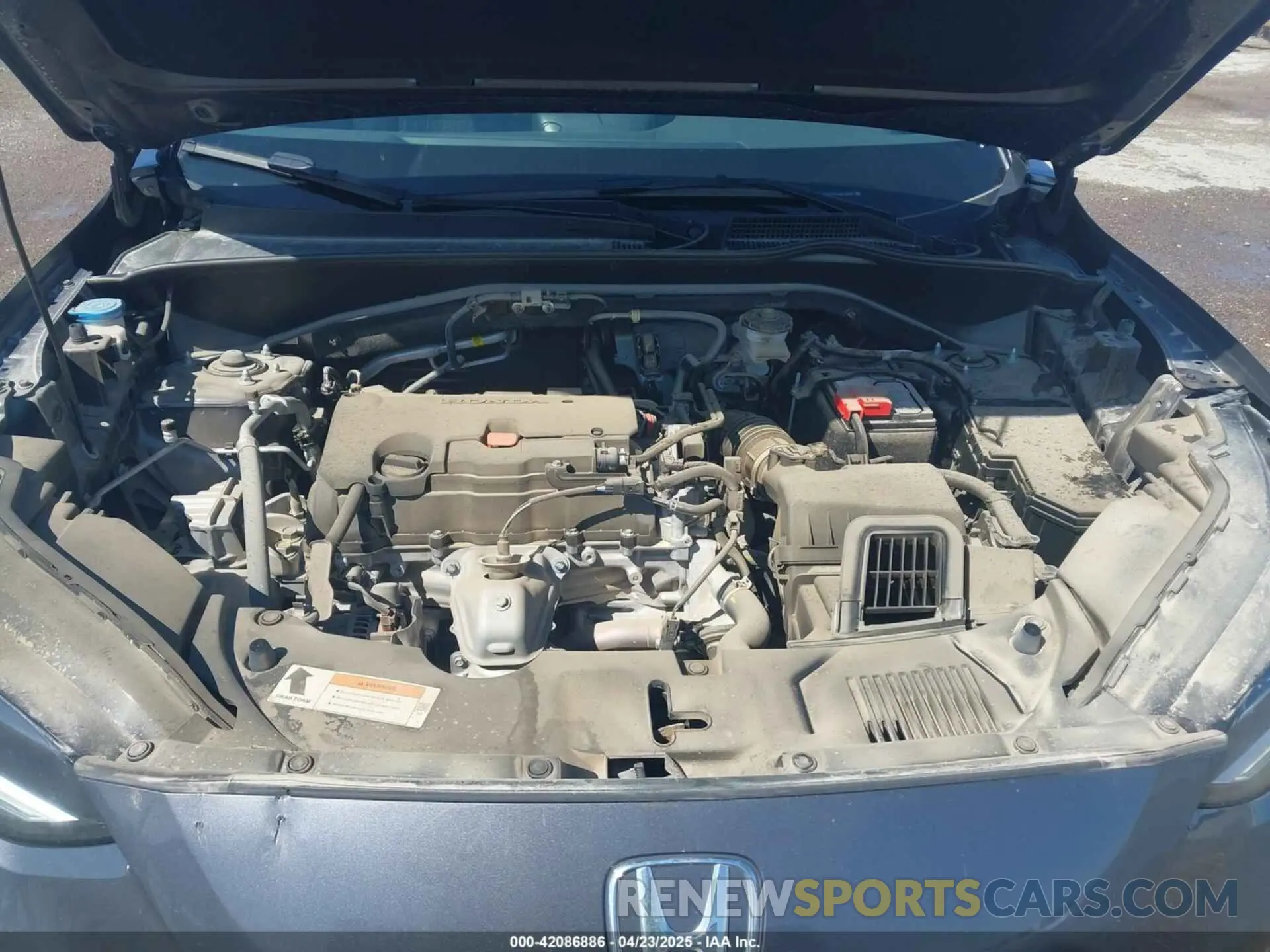 10 fotografías del automóvil dañado 3CZRZ1H34SM700003 HONDA HR-V 2025