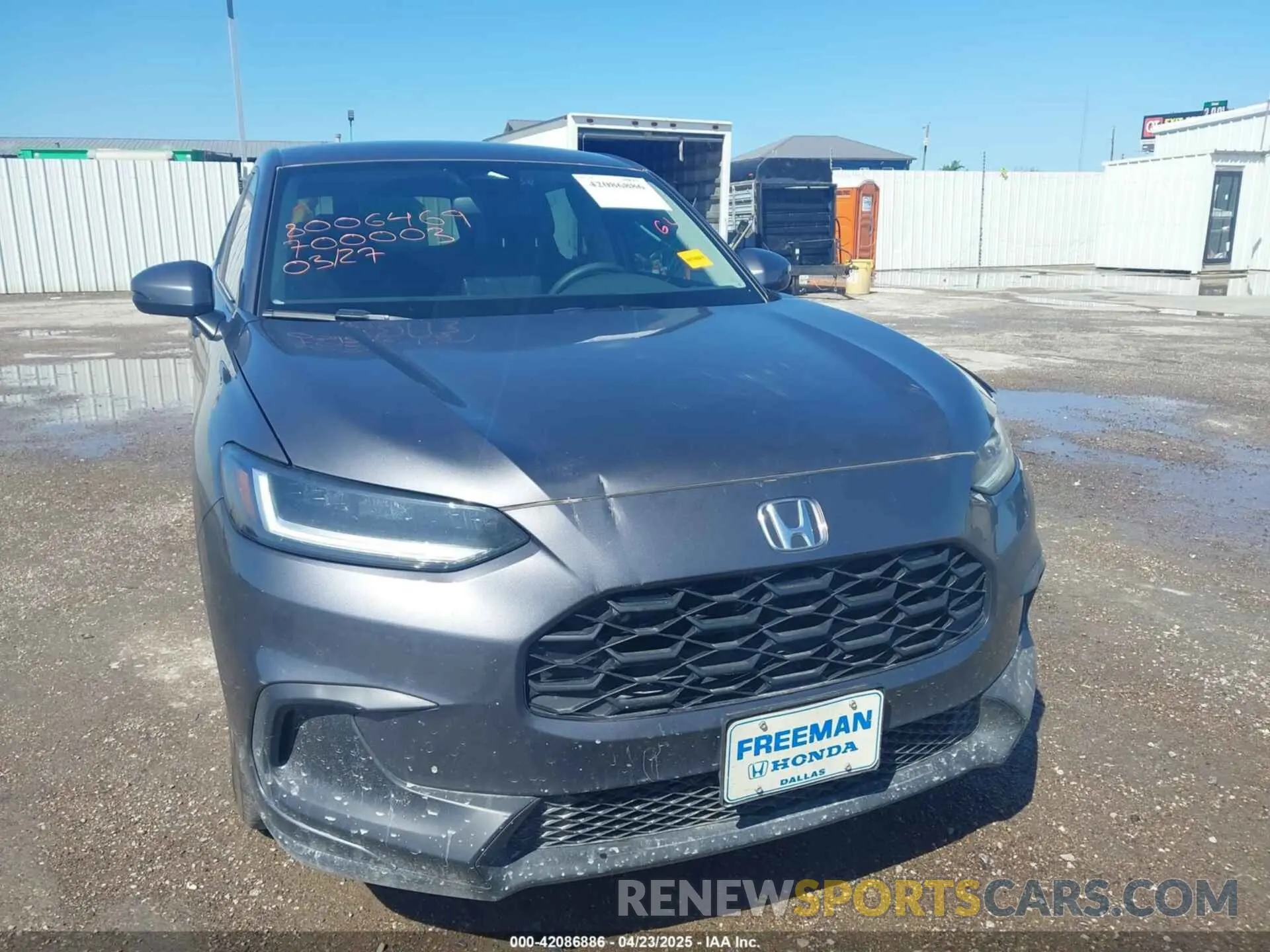 6 fotografías del automóvil dañado 3CZRZ1H34SM700003 HONDA HR-V 2025