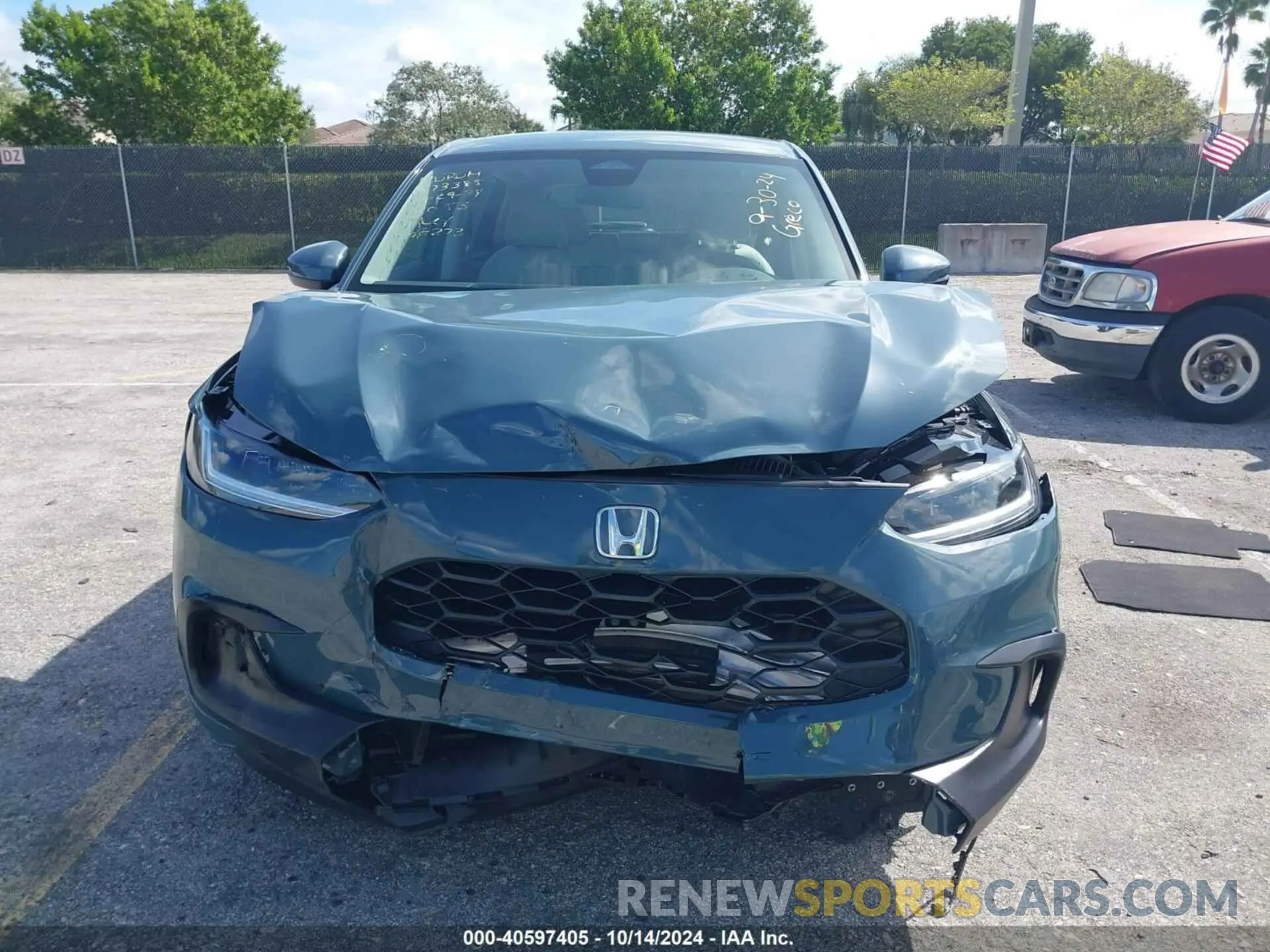 6 fotografías del automóvil dañado 3CZRZ1H37SM713053 HONDA HR-V 2025