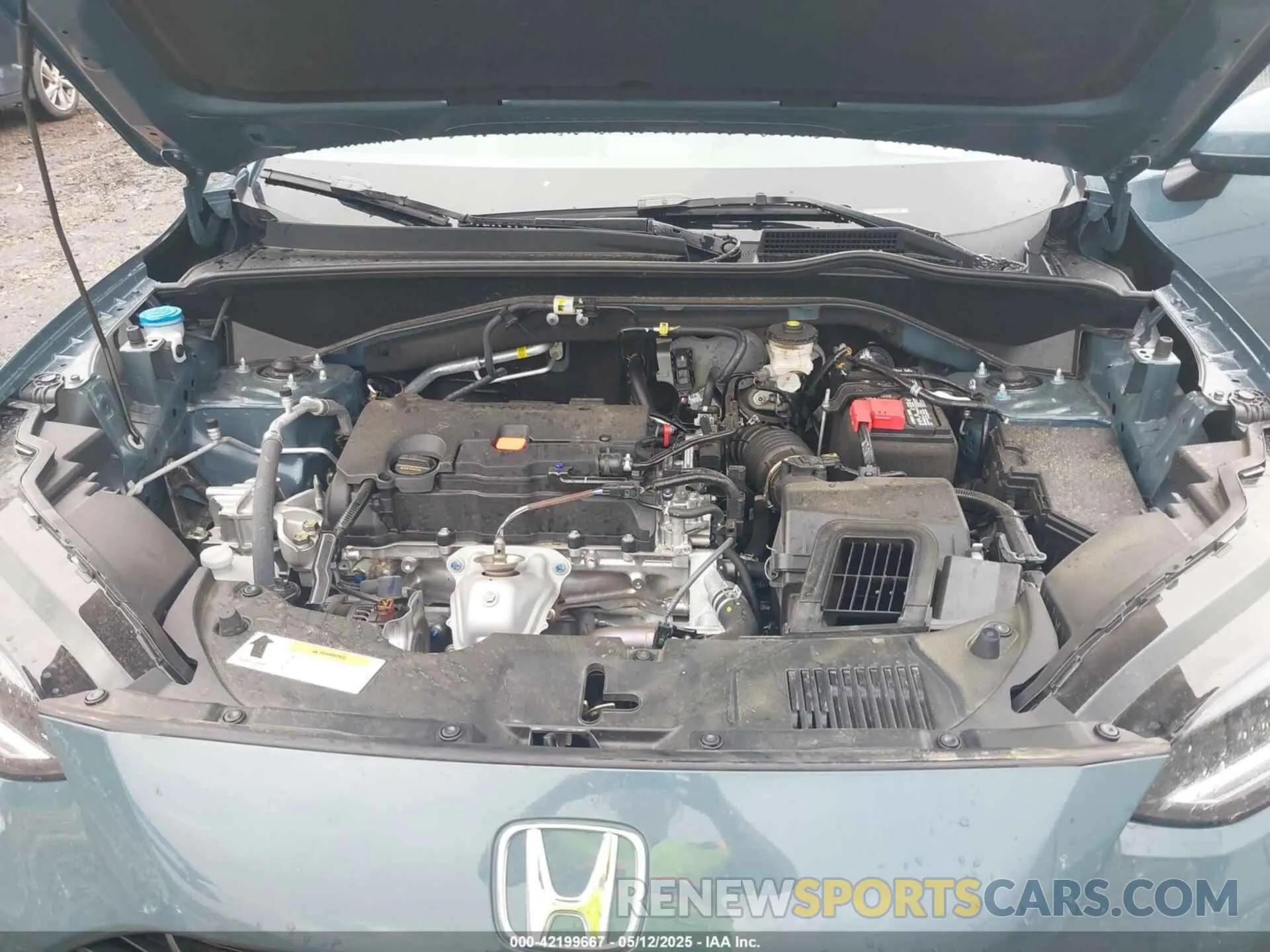 10 fotografías del automóvil dañado 3CZRZ1H38SM729360 HONDA HR-V 2025