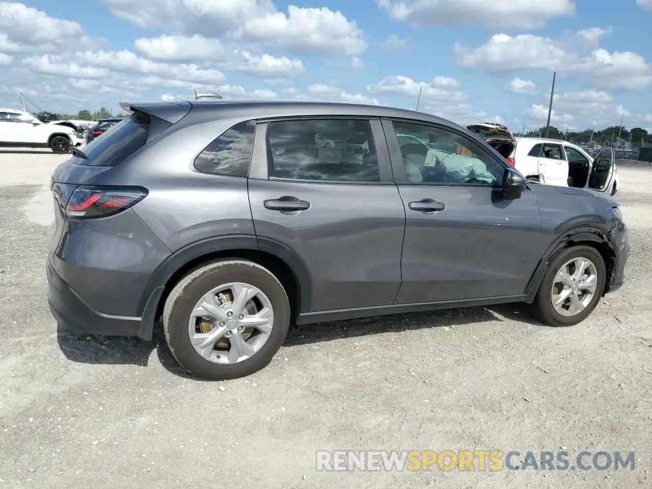 3 fotografías del automóvil dañado 3CZRZ1H38SM742982 HONDA HR-V 2025
