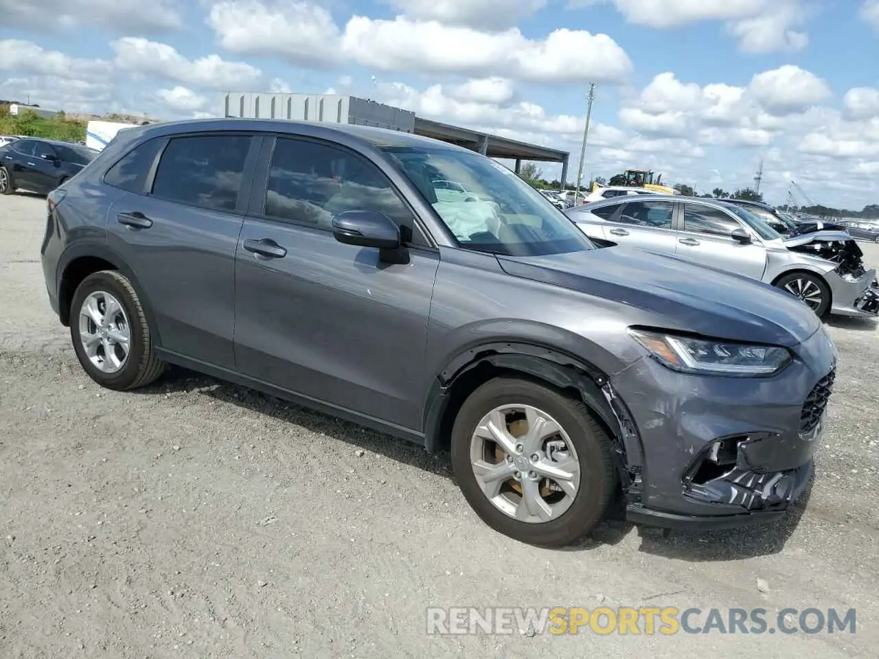 4 fotografías del automóvil dañado 3CZRZ1H38SM742982 HONDA HR-V 2025