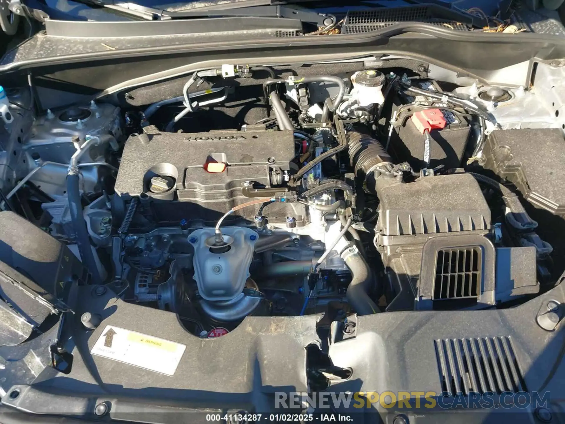 10 fotografías del automóvil dañado 3CZRZ1H3XSM704296 HONDA HR-V 2025