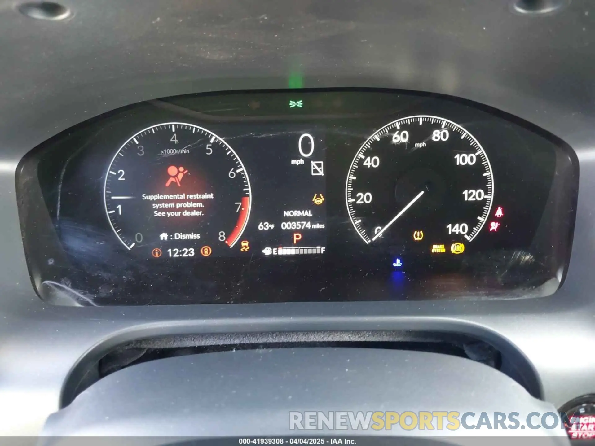 7 fotografías del automóvil dañado 3CZRZ1H50SM703191 HONDA HR-V 2025