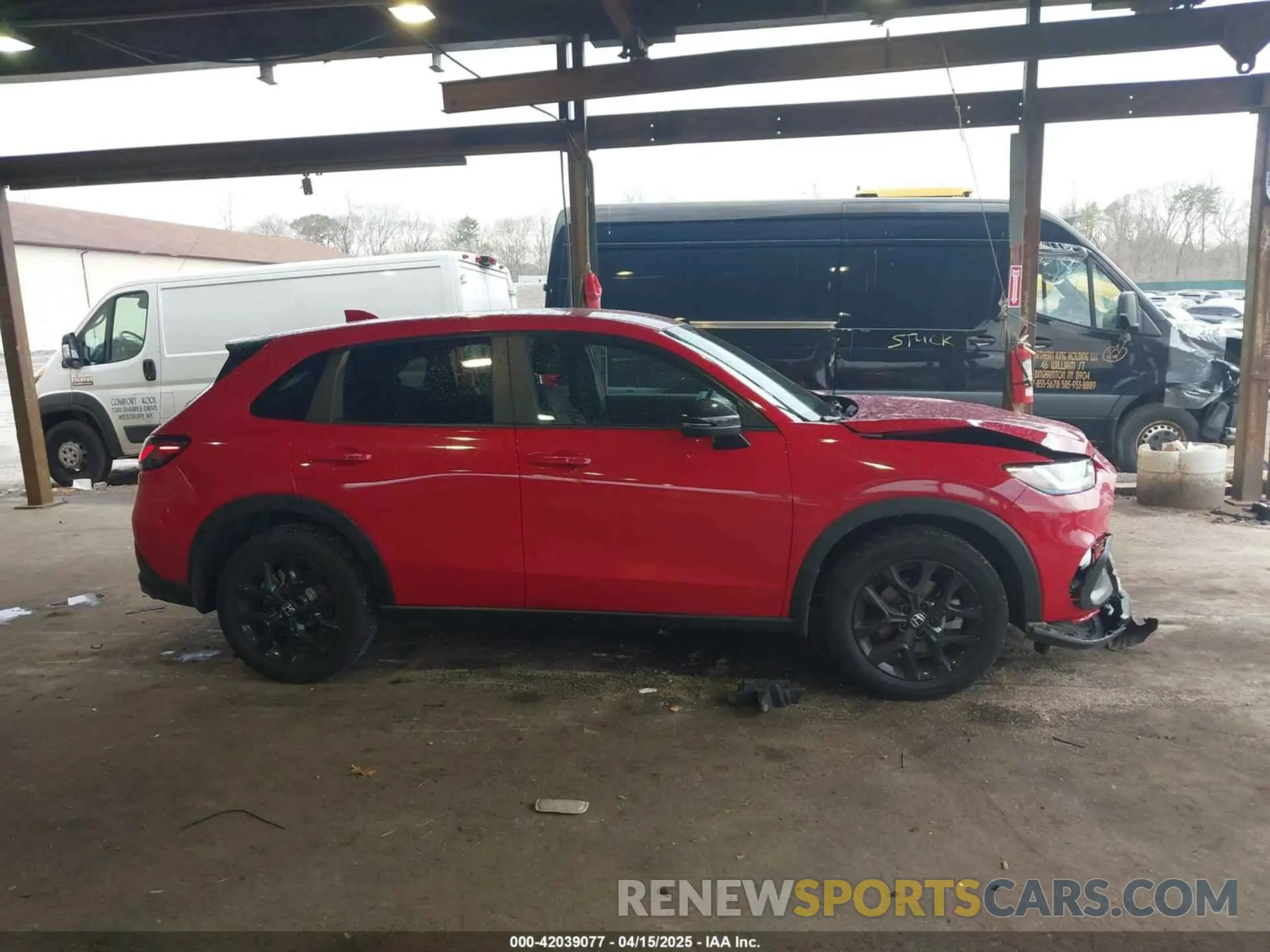 13 fotografías del automóvil dañado 3CZRZ1H50SM723392 HONDA HR-V 2025
