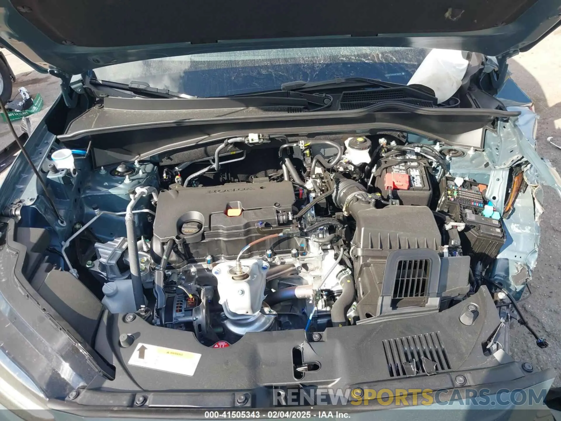 10 fotografías del automóvil dañado 3CZRZ1H50SM736028 HONDA HR-V 2025