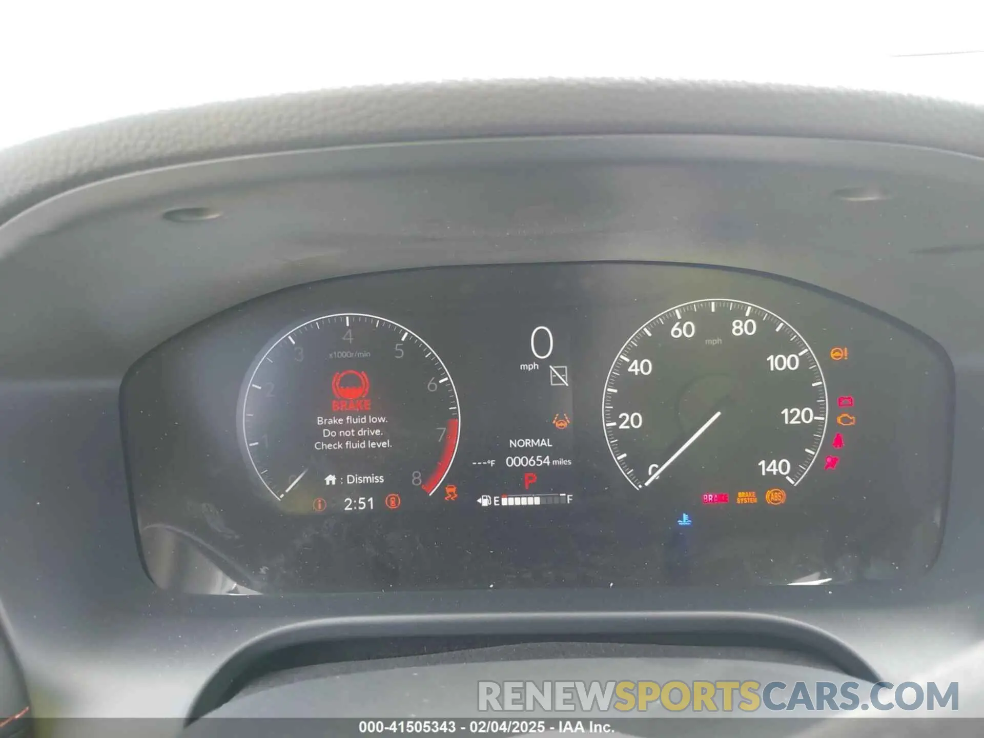 7 fotografías del automóvil dañado 3CZRZ1H50SM736028 HONDA HR-V 2025