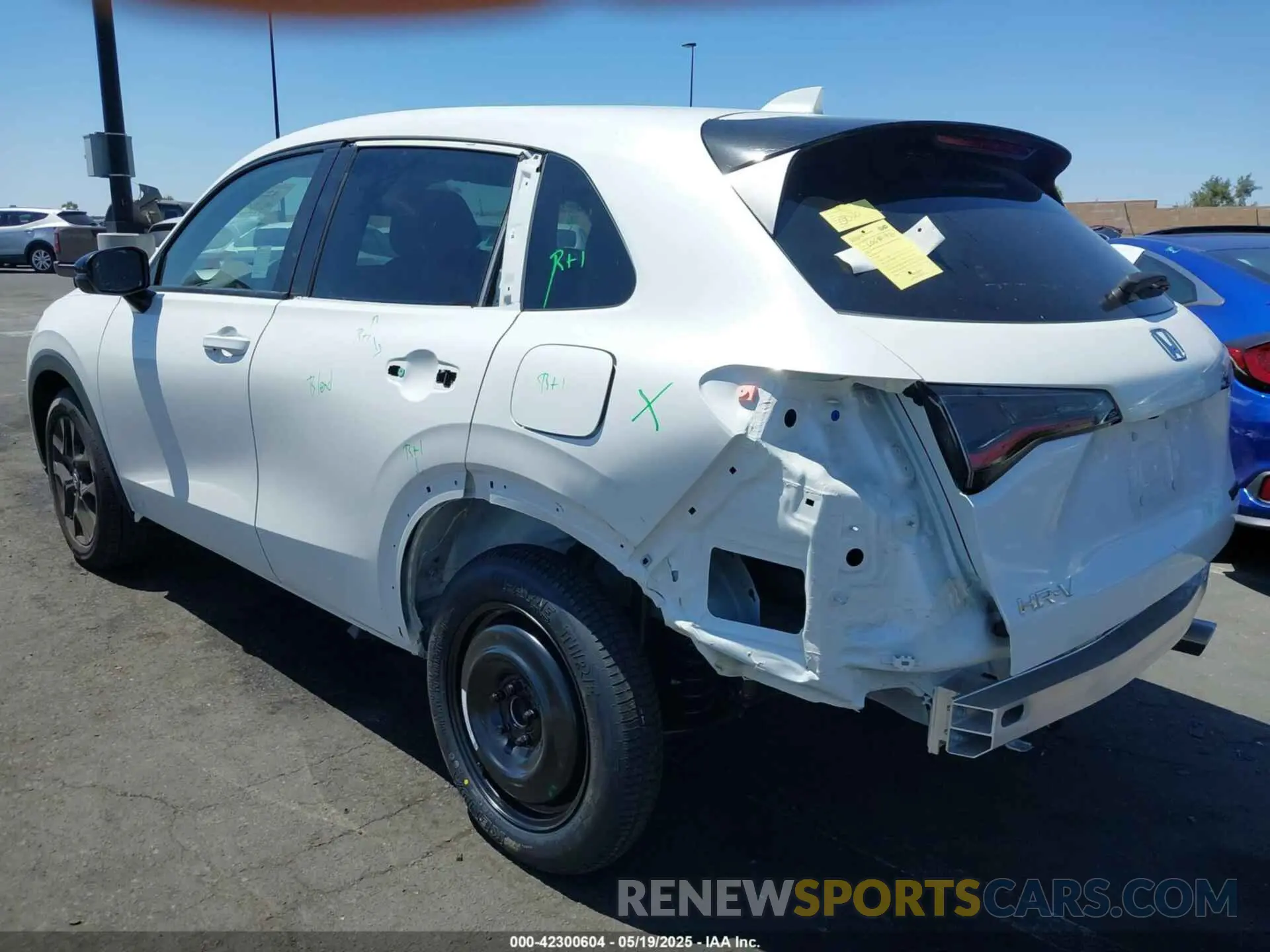 3 fotografías del automóvil dañado 3CZRZ1H54SM741765 HONDA HR-V 2025