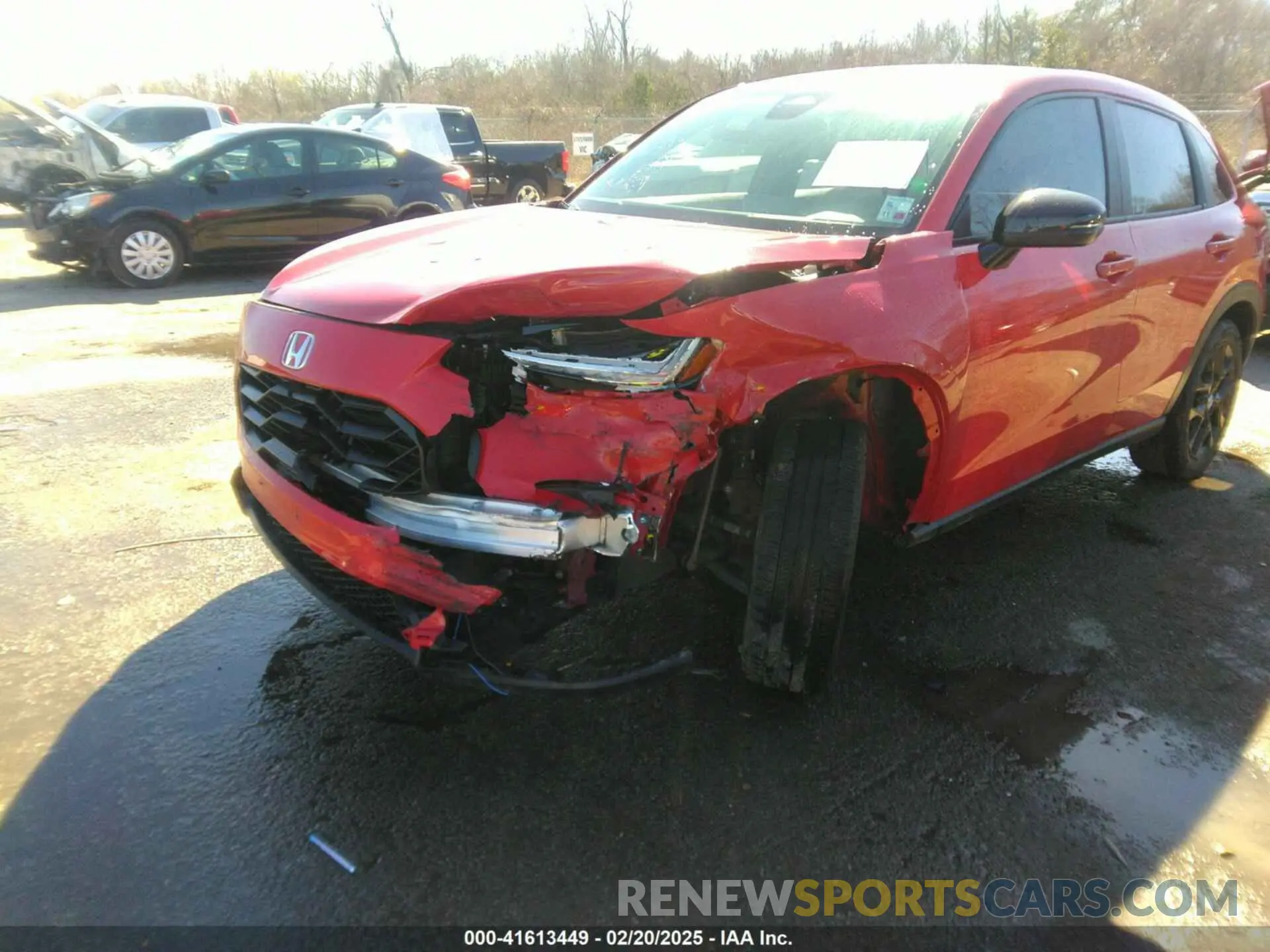 6 fotografías del automóvil dañado 3CZRZ1H57SM730100 HONDA HR-V 2025