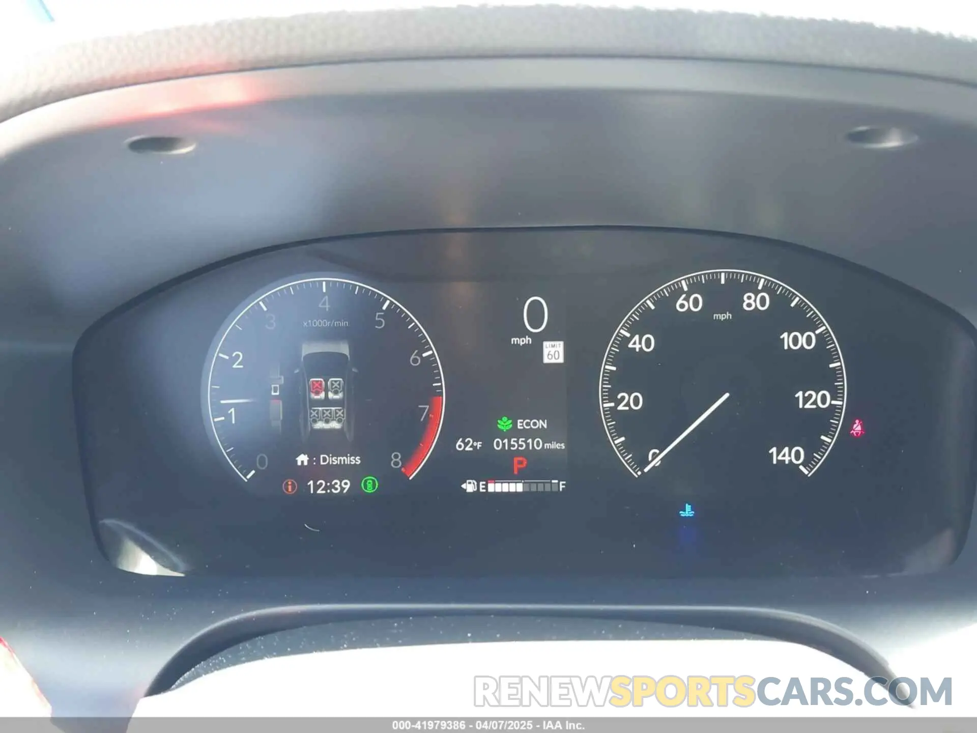 7 fotografías del automóvil dañado 3CZRZ1H58SM708784 HONDA HR-V 2025