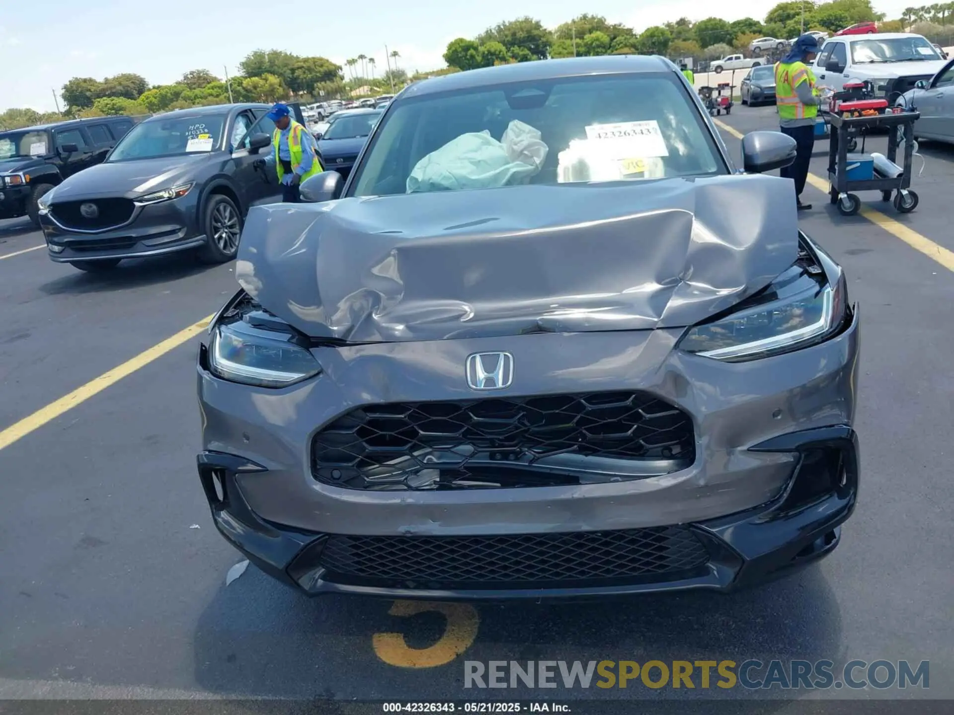 6 fotografías del automóvil dañado 3CZRZ1H79SM742508 HONDA HR-V 2025