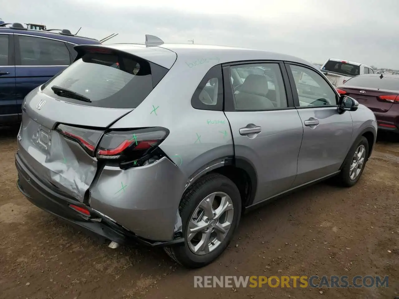 3 fotografías del automóvil dañado 3CZRZ2H34SM727062 HONDA HR-V 2025