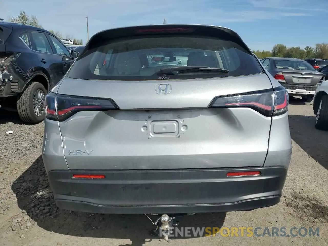 6 fotografías del automóvil dañado 3CZRZ2H38SM726139 HONDA HR-V 2025