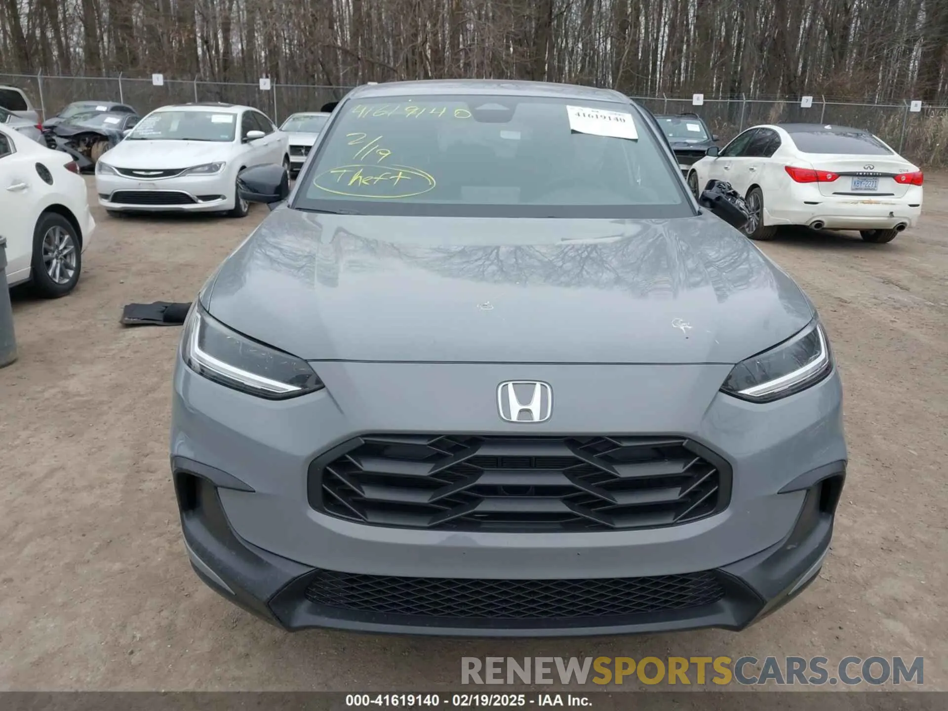 11 fotografías del automóvil dañado 3CZRZ2H54SM740072 HONDA HR-V 2025