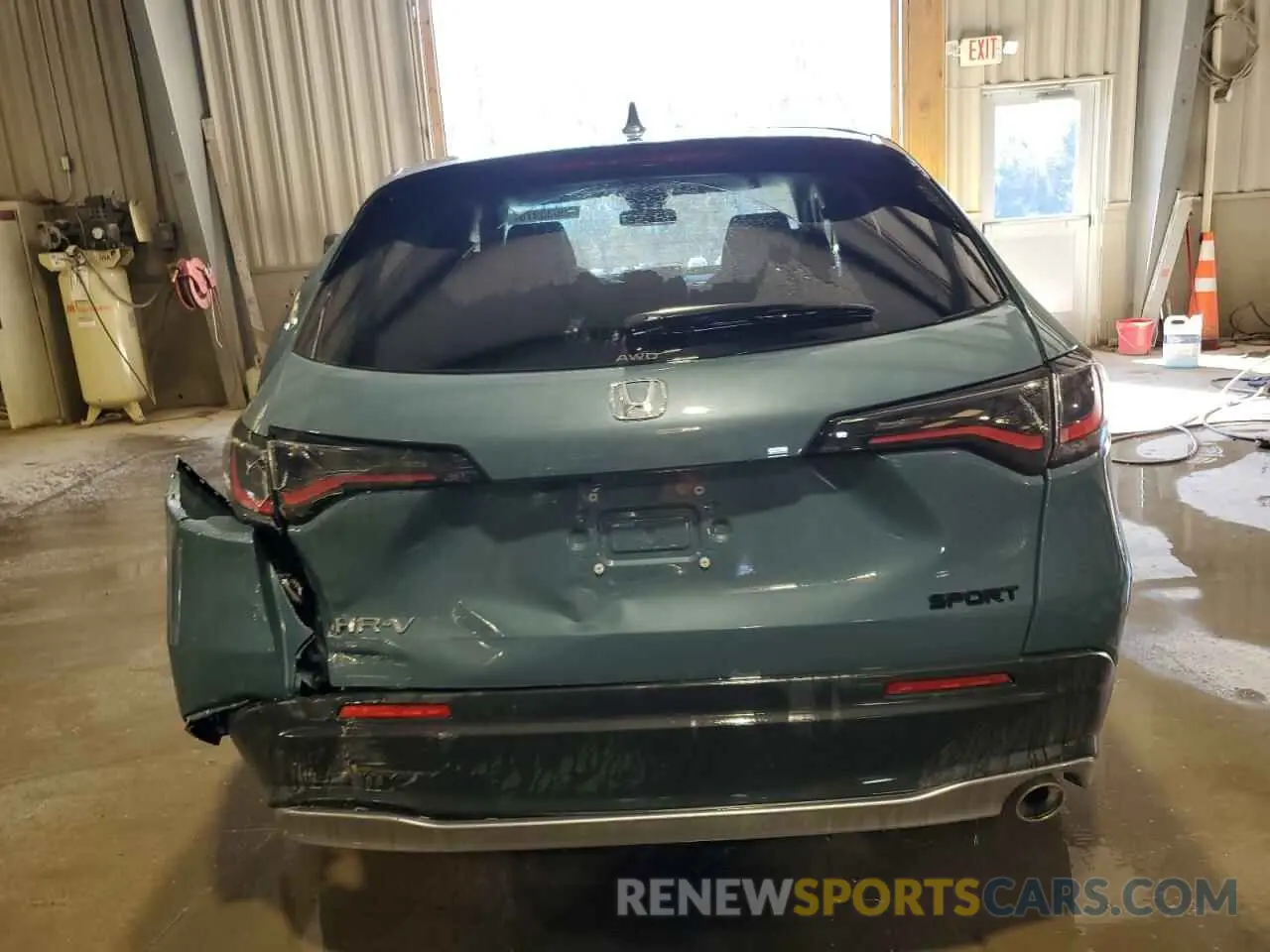 6 fotografías del automóvil dañado 3CZRZ2H54SM747653 HONDA HR-V 2025