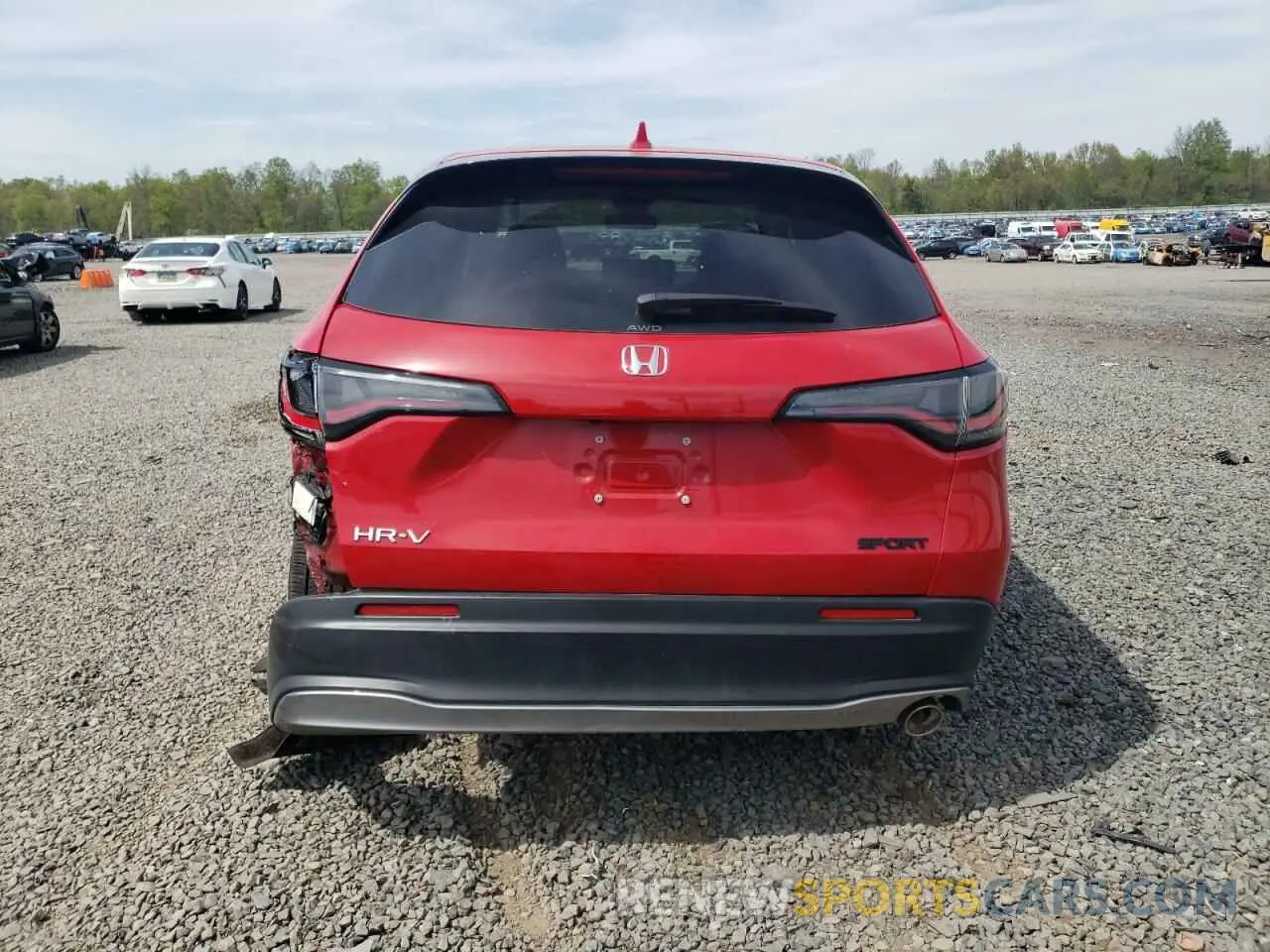 6 fotografías del automóvil dañado 3CZRZ2H55SM706593 HONDA HR-V 2025