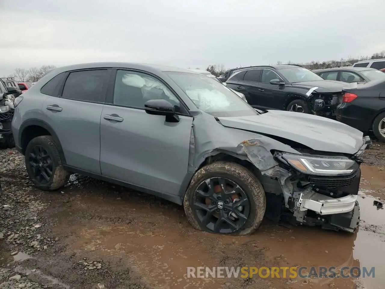 4 fotografías del automóvil dañado 3CZRZ2H57SM702352 HONDA HR-V 2025