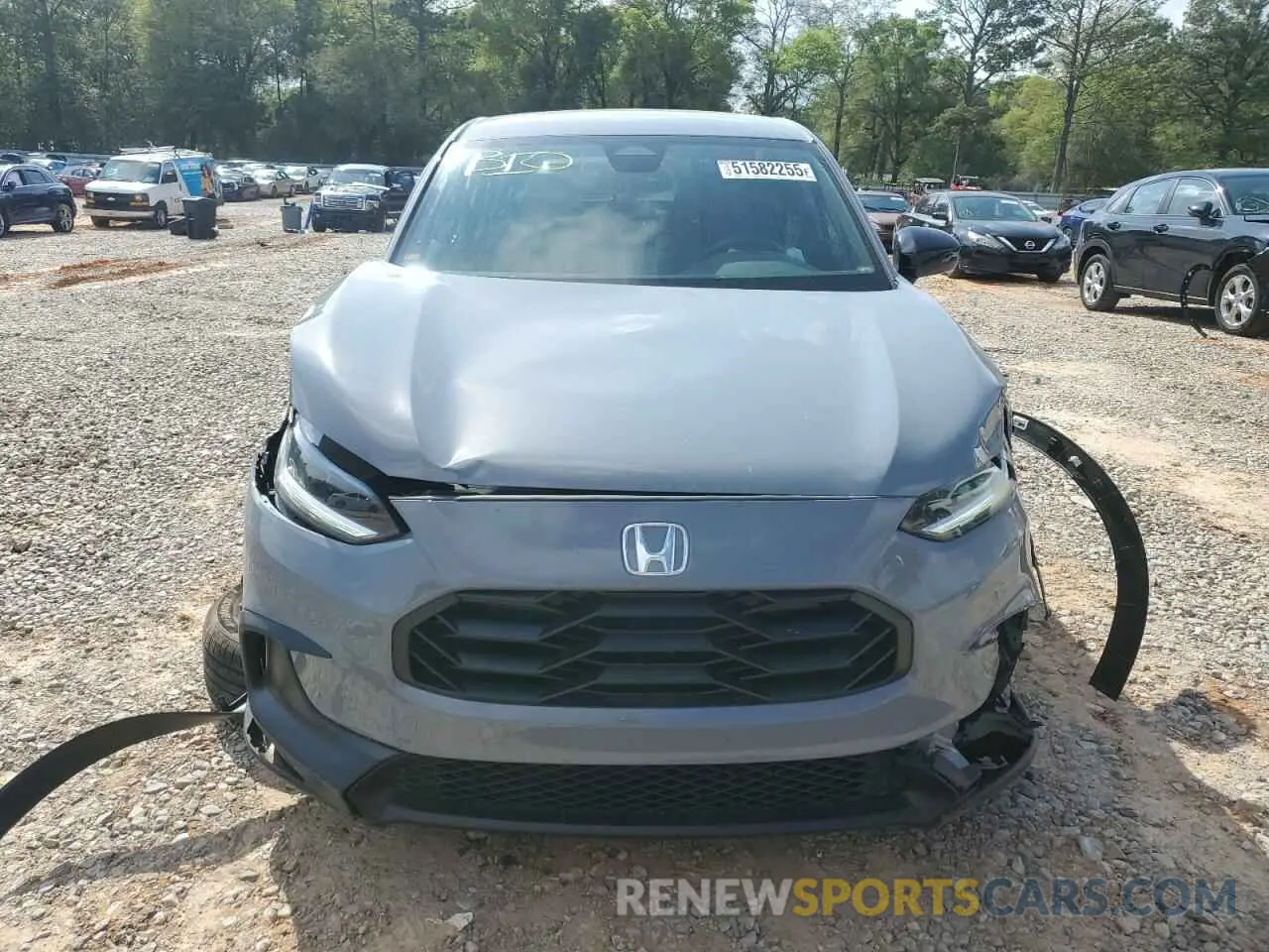 5 fotografías del automóvil dañado 3CZRZ2H58SM724716 HONDA HR-V 2025