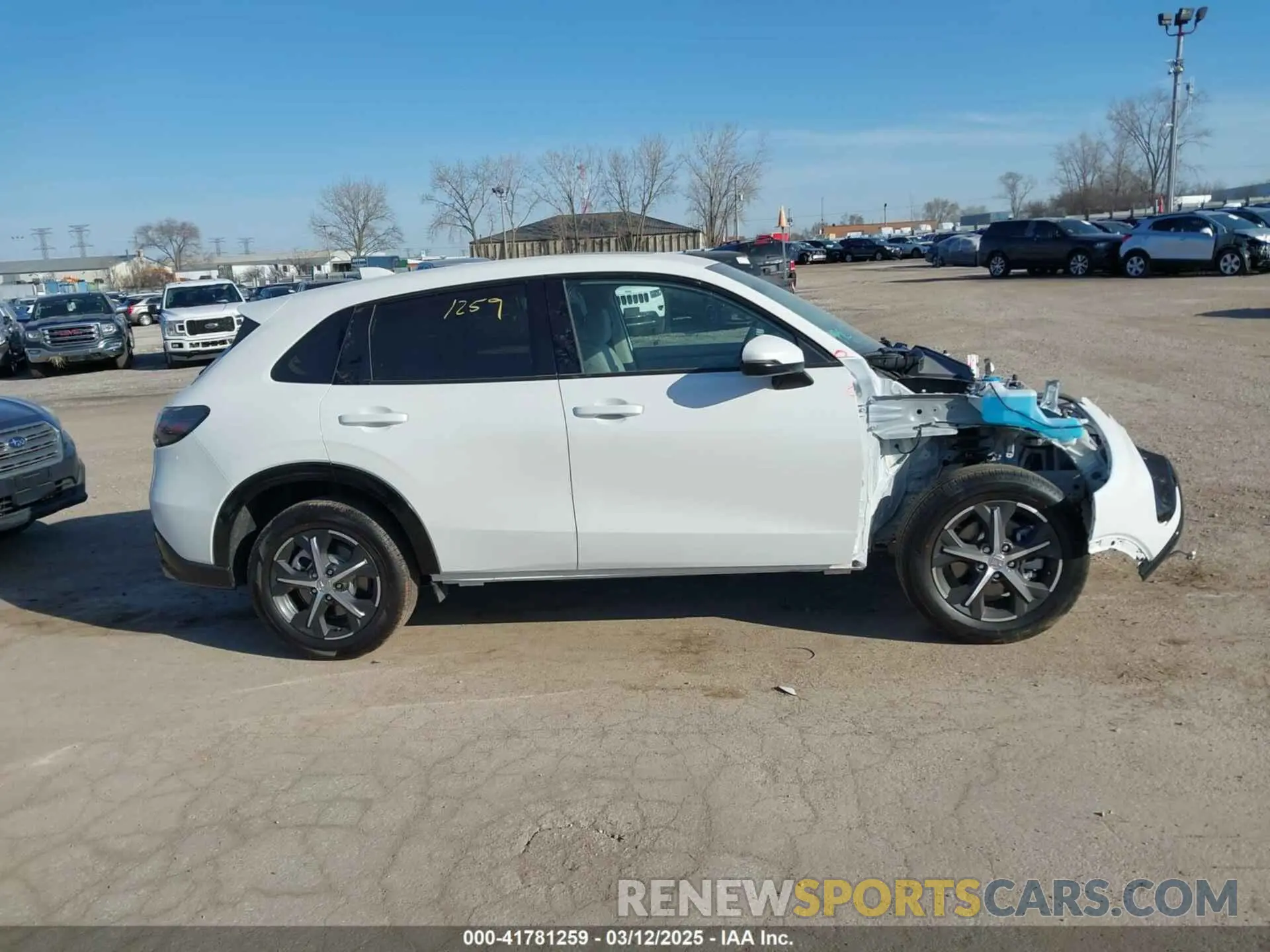 14 fotografías del automóvil dañado 3CZRZ2H77SM744487 HONDA HR-V 2025