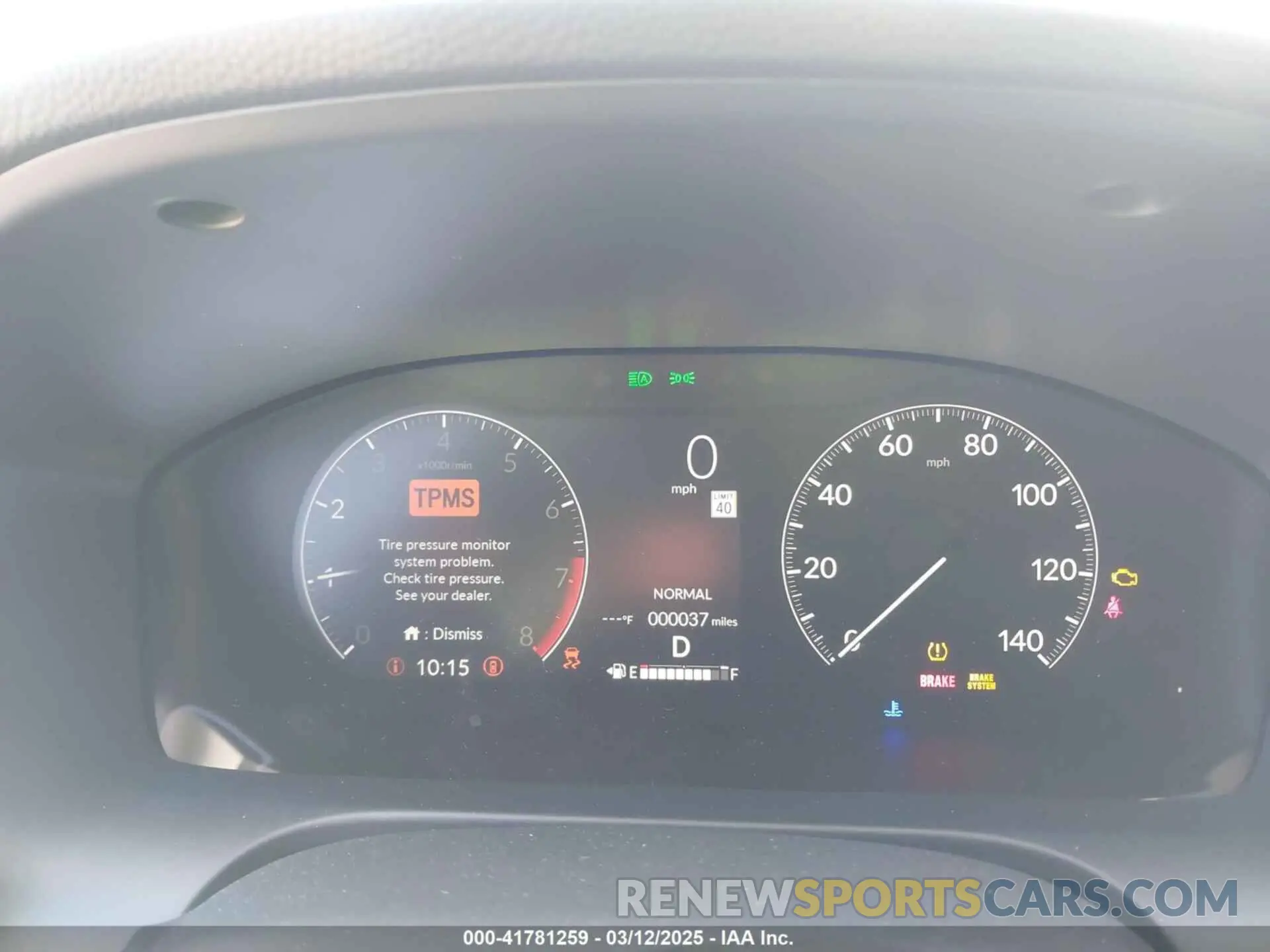 7 fotografías del automóvil dañado 3CZRZ2H77SM744487 HONDA HR-V 2025