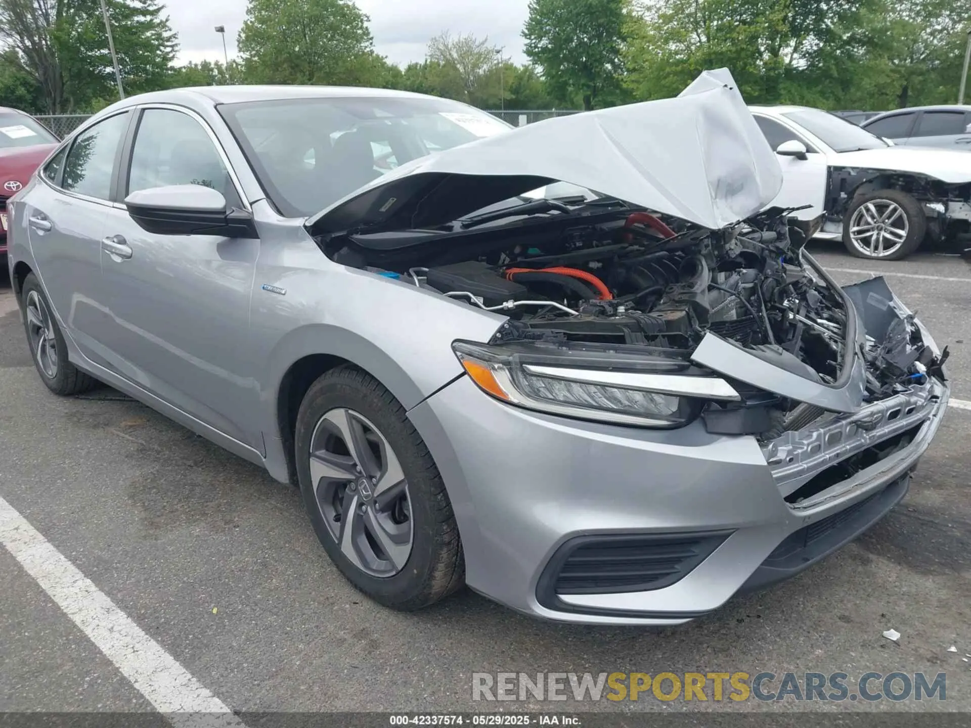 1 fotografías del automóvil dañado 19XZE4F14KE009861 HONDA INSIGHT 2019
