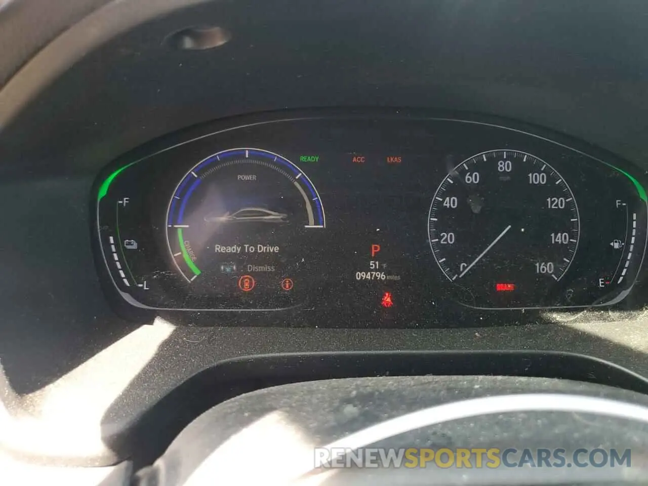 9 fotografías del automóvil dañado 19XZE4F15KE017130 HONDA INSIGHT 2019
