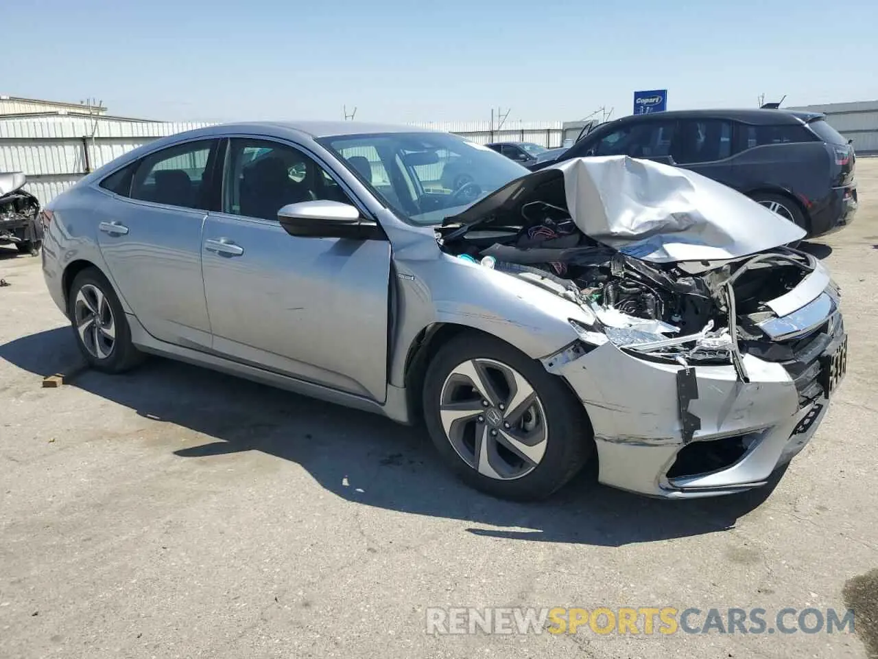 4 fotografías del automóvil dañado 19XZE4F15KE021890 HONDA INSIGHT 2019