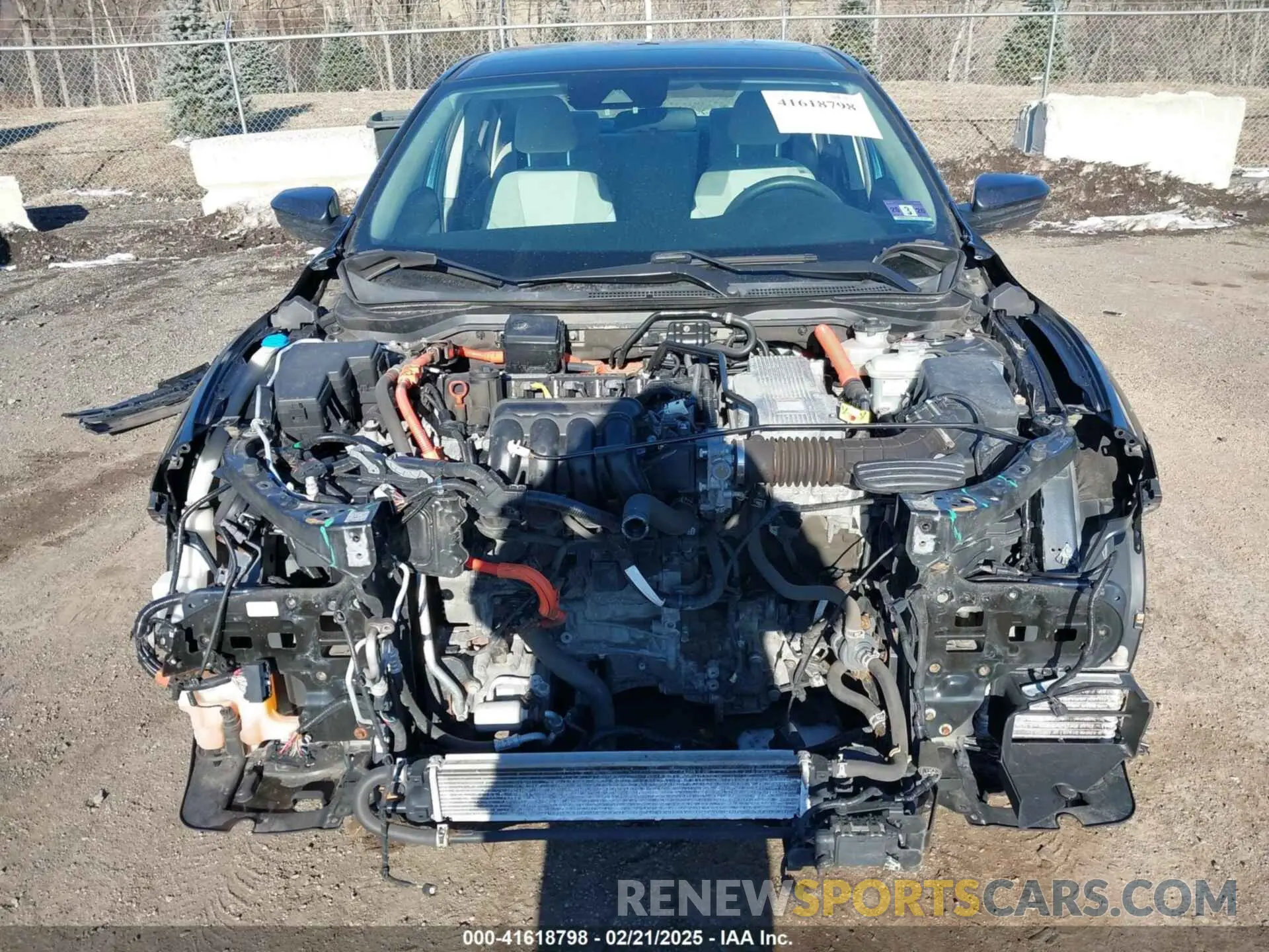 10 fotografías del automóvil dañado 19XZE4F16KE022224 HONDA INSIGHT 2019