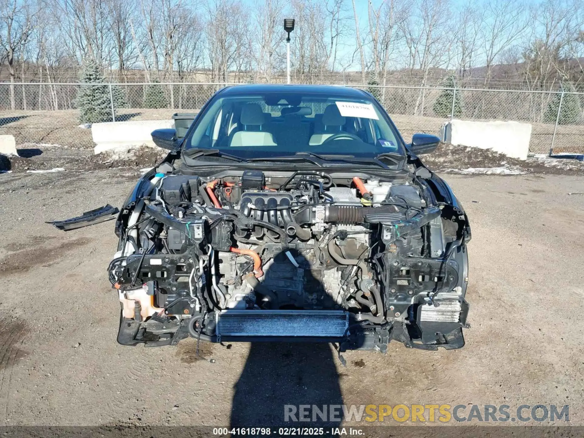 6 fotografías del automóvil dañado 19XZE4F16KE022224 HONDA INSIGHT 2019