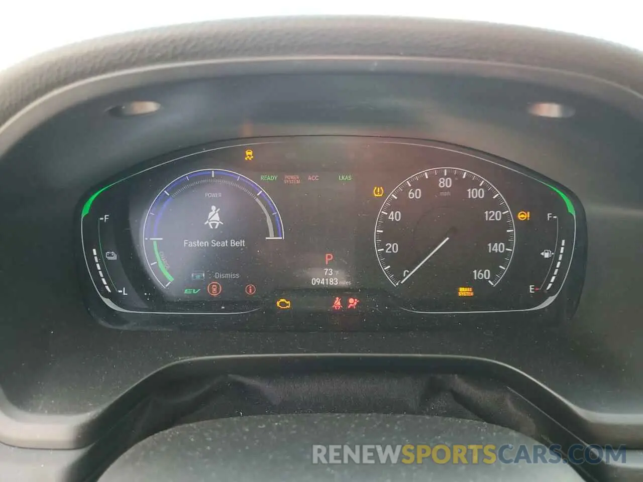 9 fotografías del automóvil dañado 19XZE4F16KE023714 HONDA INSIGHT 2019