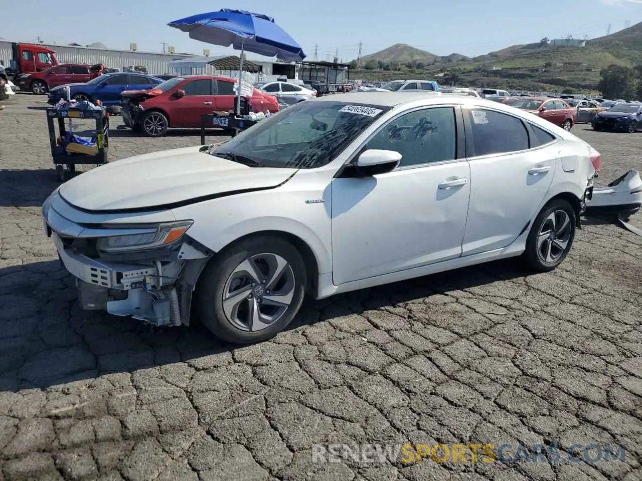 1 fotografías del automóvil dañado 19XZE4F17KE021048 HONDA INSIGHT 2019