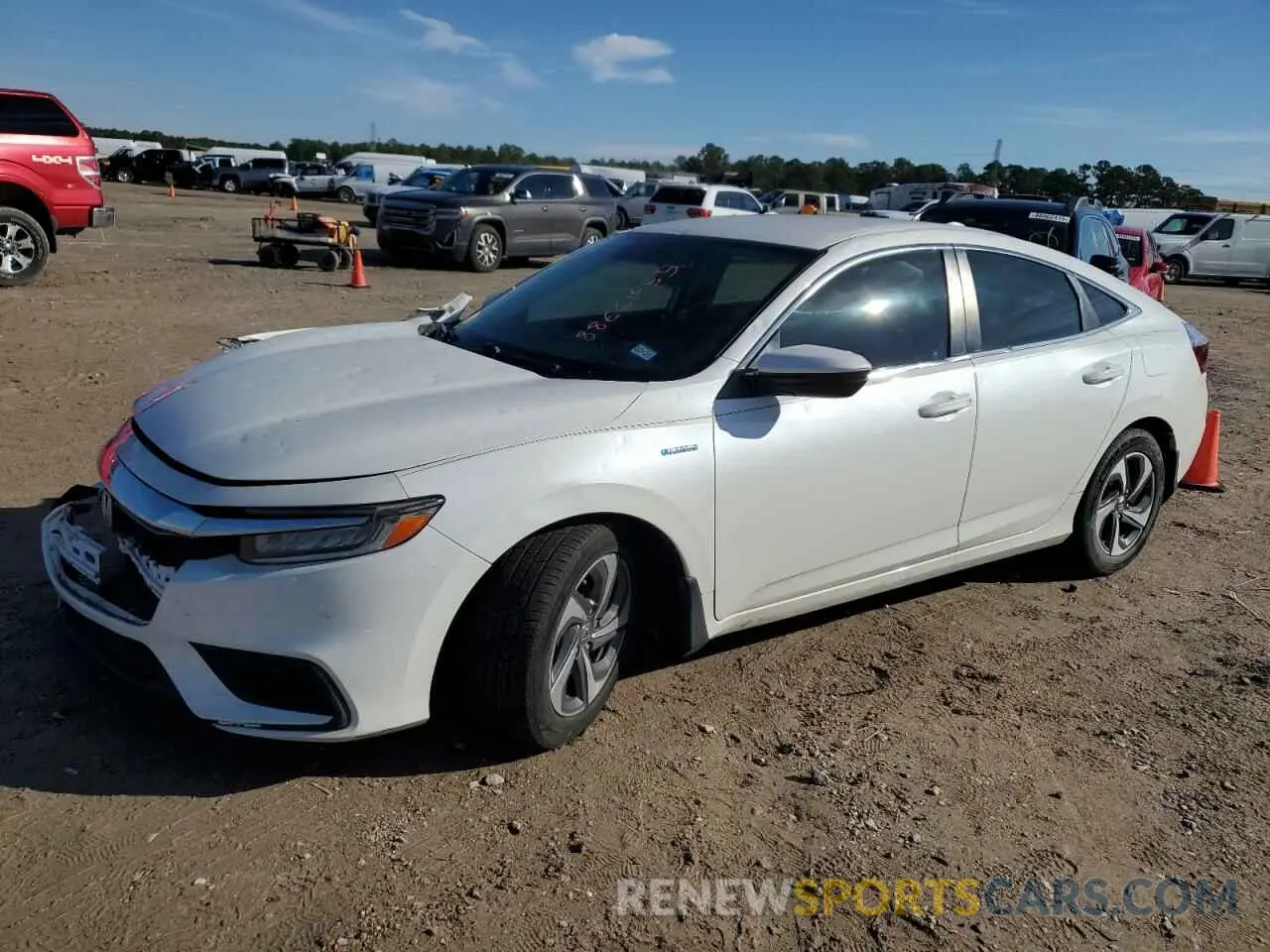 1 fotografías del automóvil dañado 19XZE4F18KE004744 HONDA INSIGHT 2019