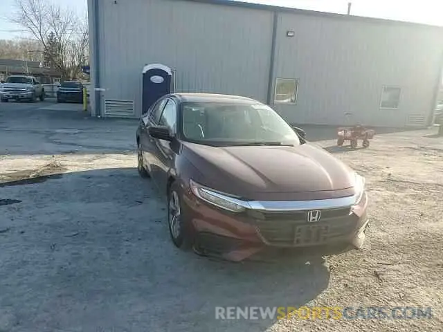 11 fotografías del automóvil dañado 19XZE4F18KE008874 HONDA INSIGHT 2019