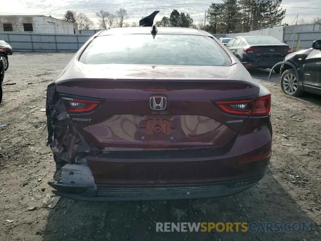 6 fotografías del automóvil dañado 19XZE4F18KE008874 HONDA INSIGHT 2019