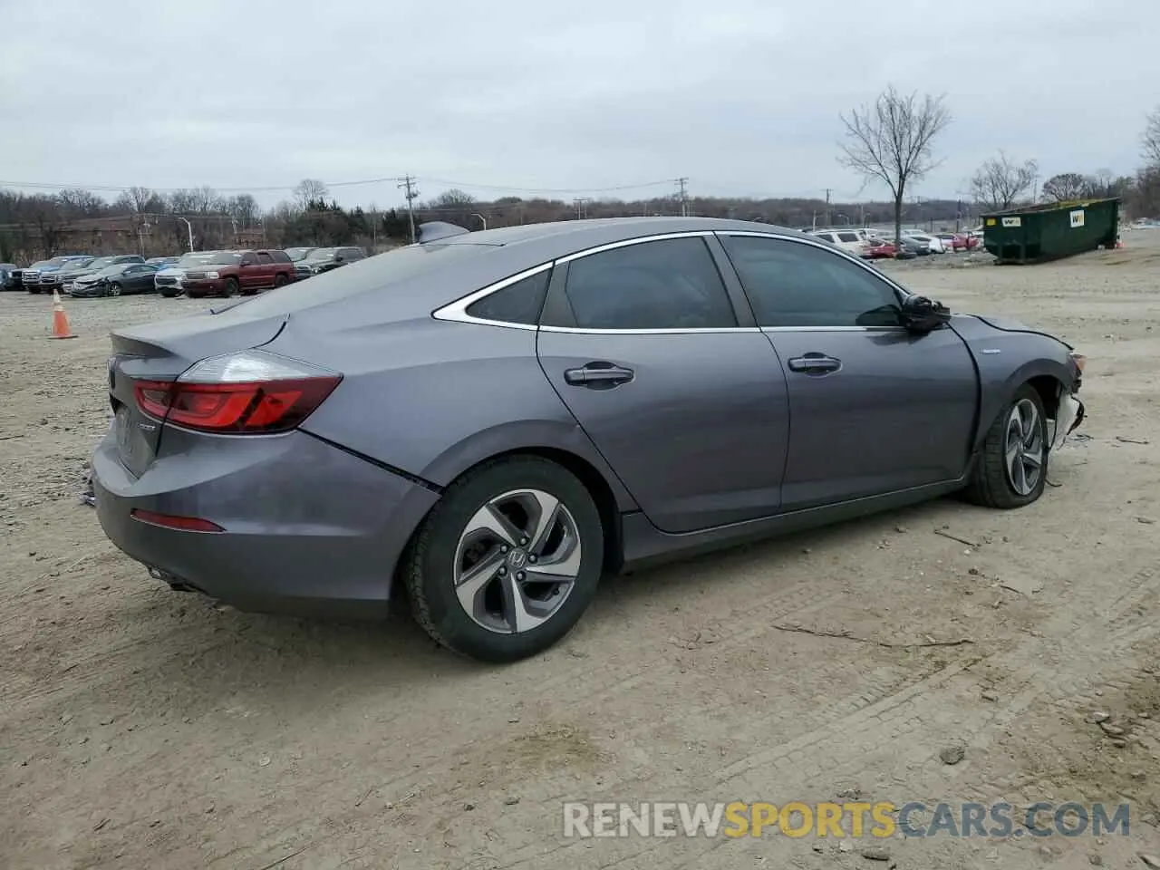 3 fotografías del automóvil dañado 19XZE4F51KE005799 HONDA INSIGHT 2019