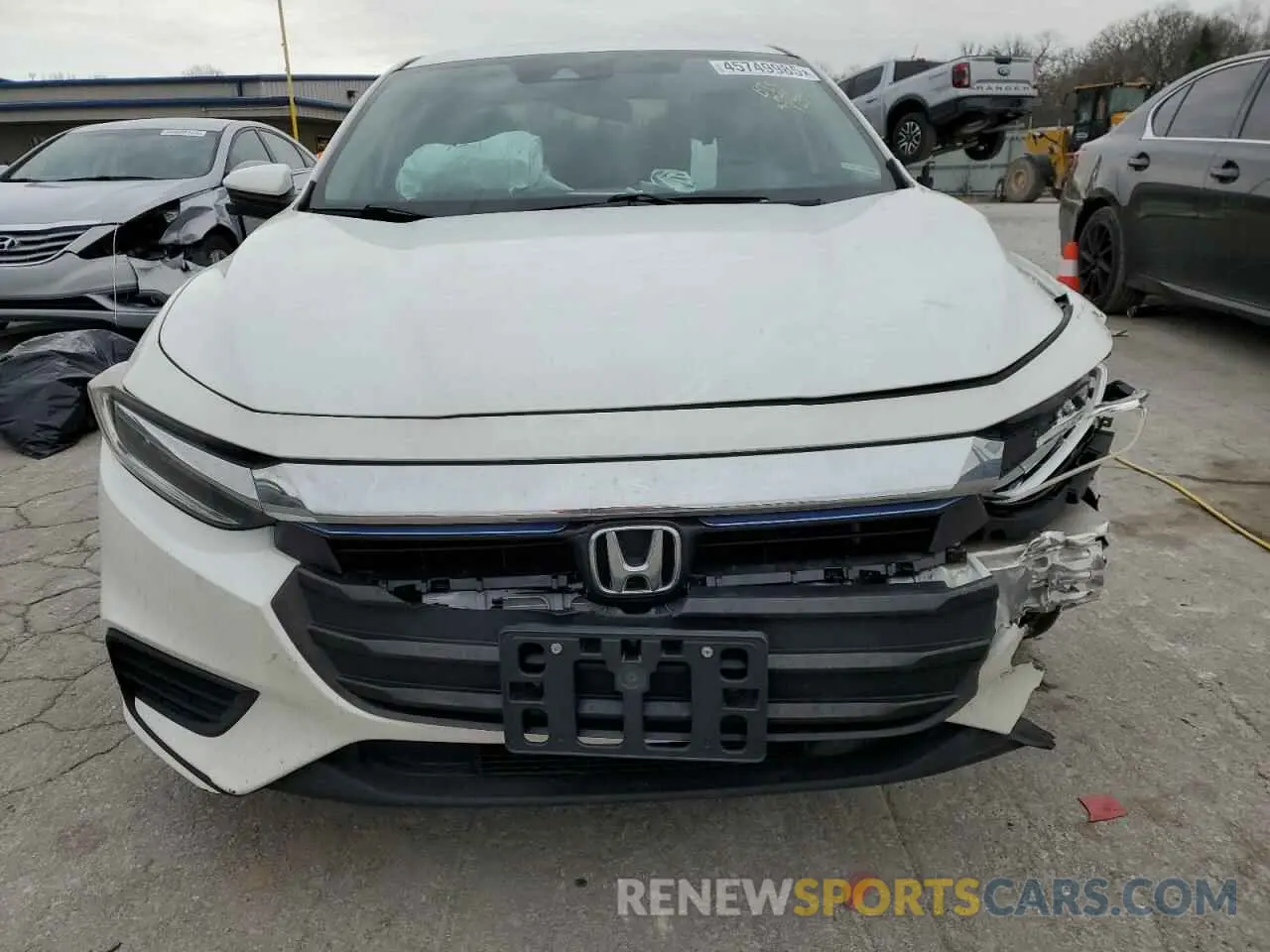 5 fotografías del automóvil dañado 19XZE4F52KE003849 HONDA INSIGHT 2019