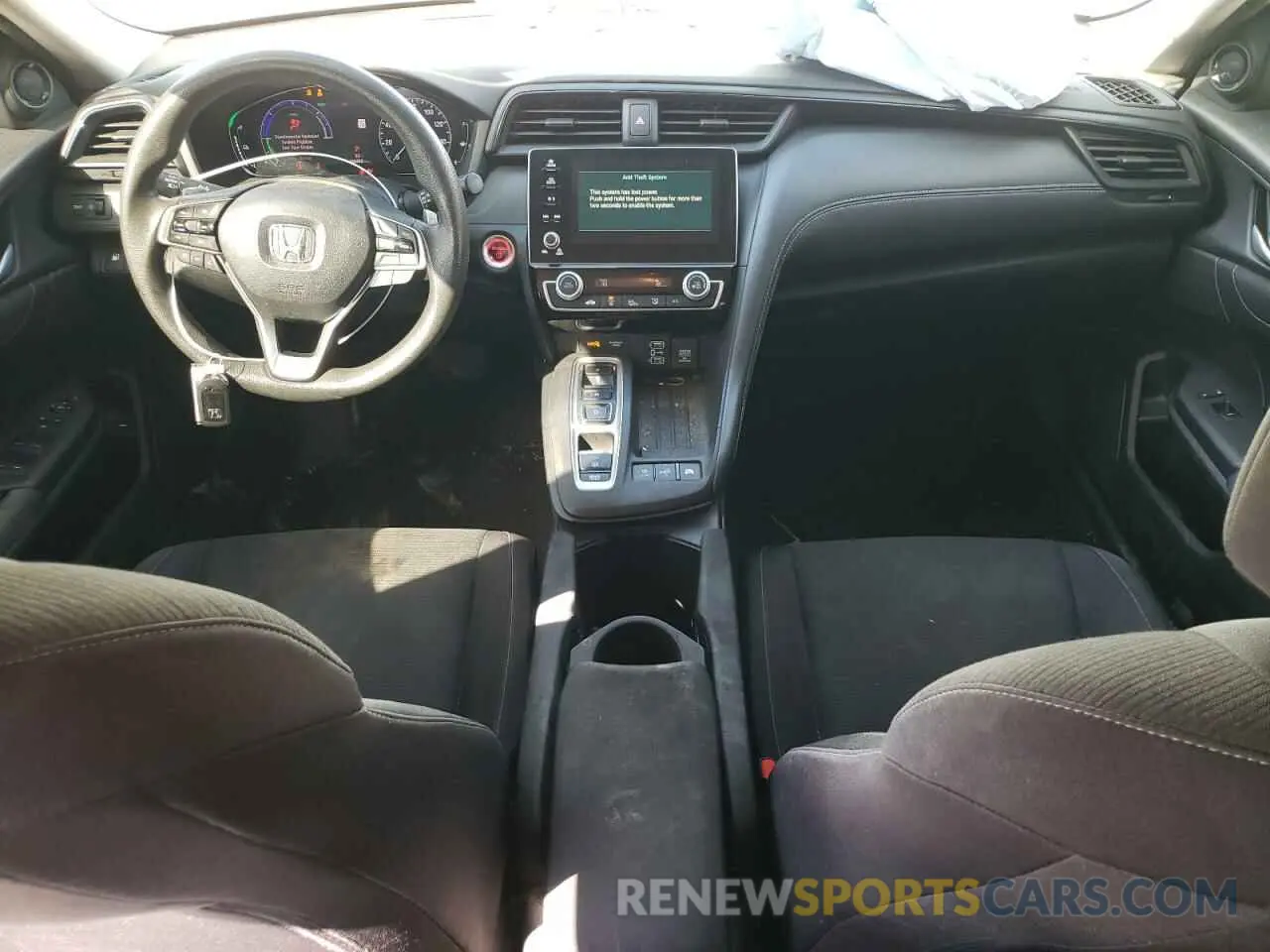 8 fotografías del automóvil dañado 19XZE4F52KE003849 HONDA INSIGHT 2019