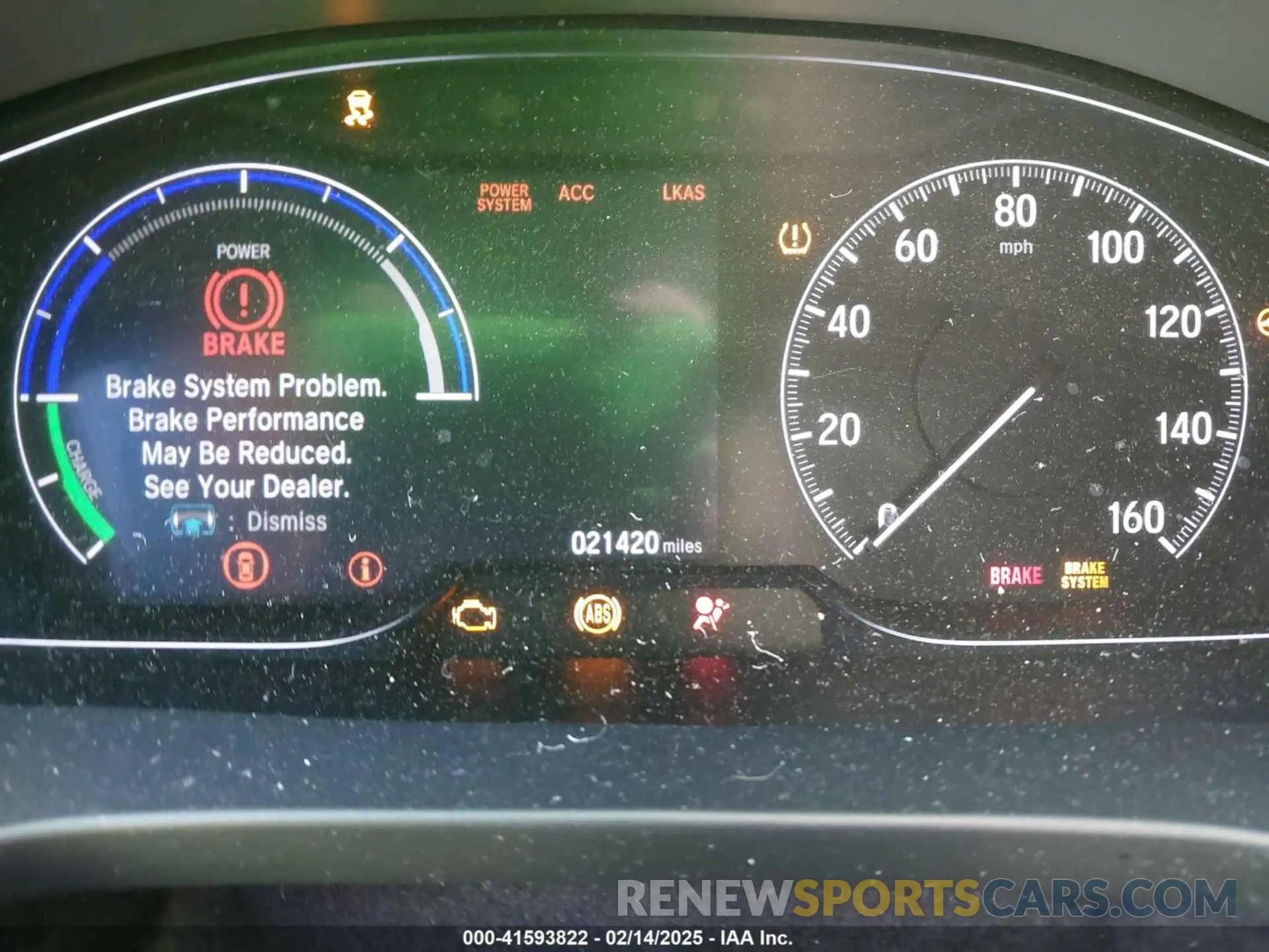7 fotografías del automóvil dañado 19XZE4F53KE032762 HONDA INSIGHT 2019