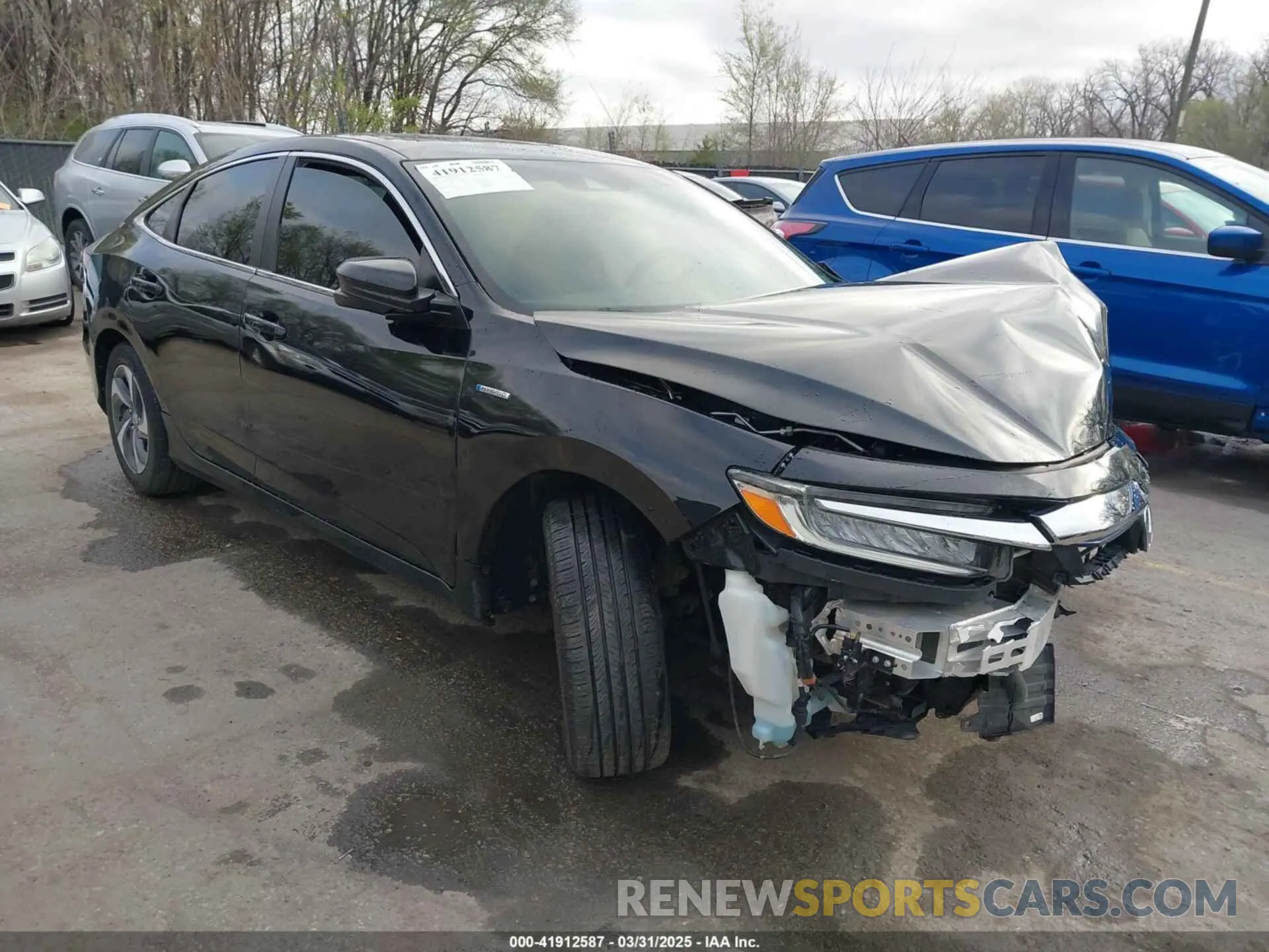 1 fotografías del automóvil dañado 19XZE4F54KE024461 HONDA INSIGHT 2019