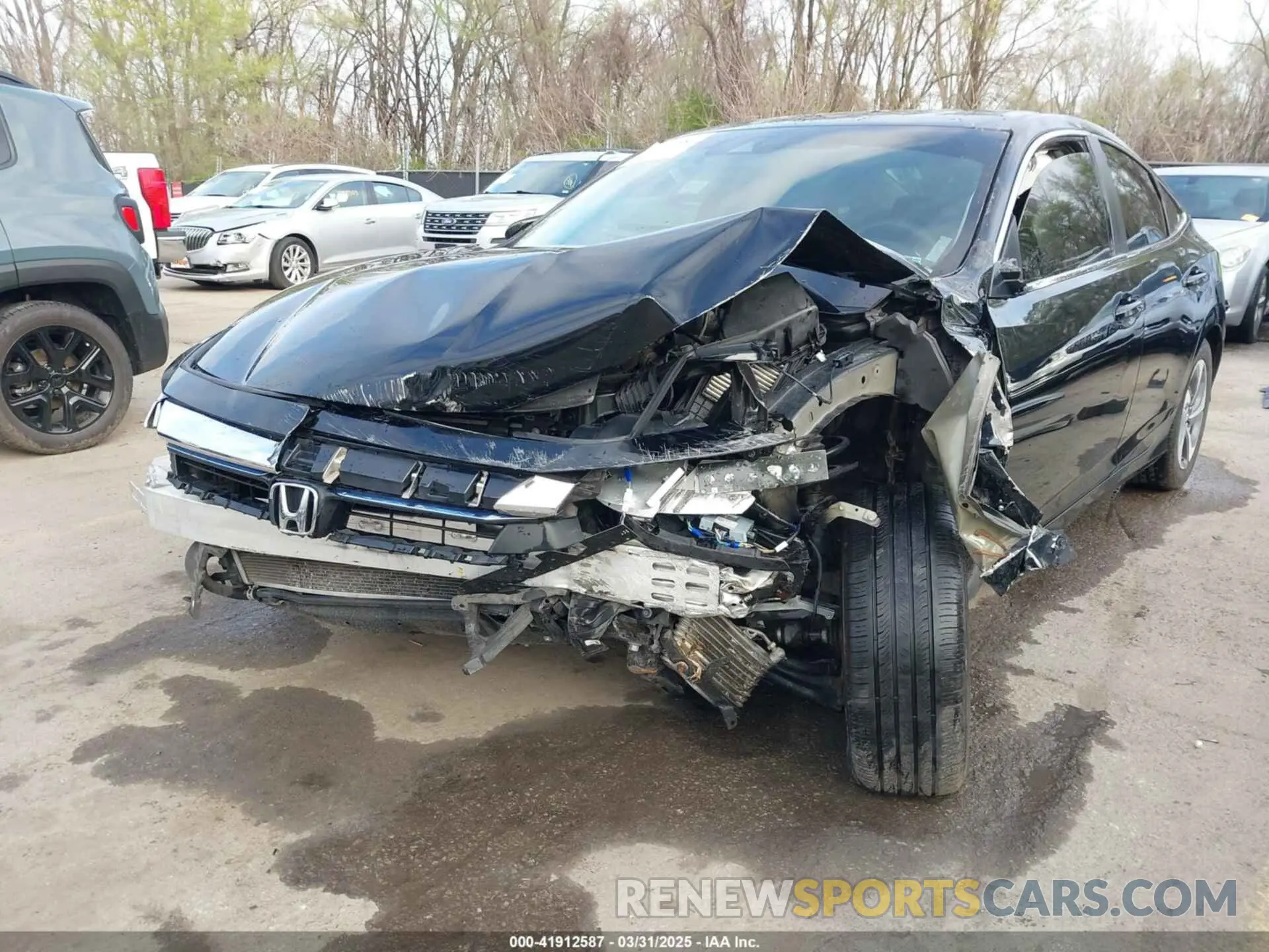 6 fotografías del automóvil dañado 19XZE4F54KE024461 HONDA INSIGHT 2019