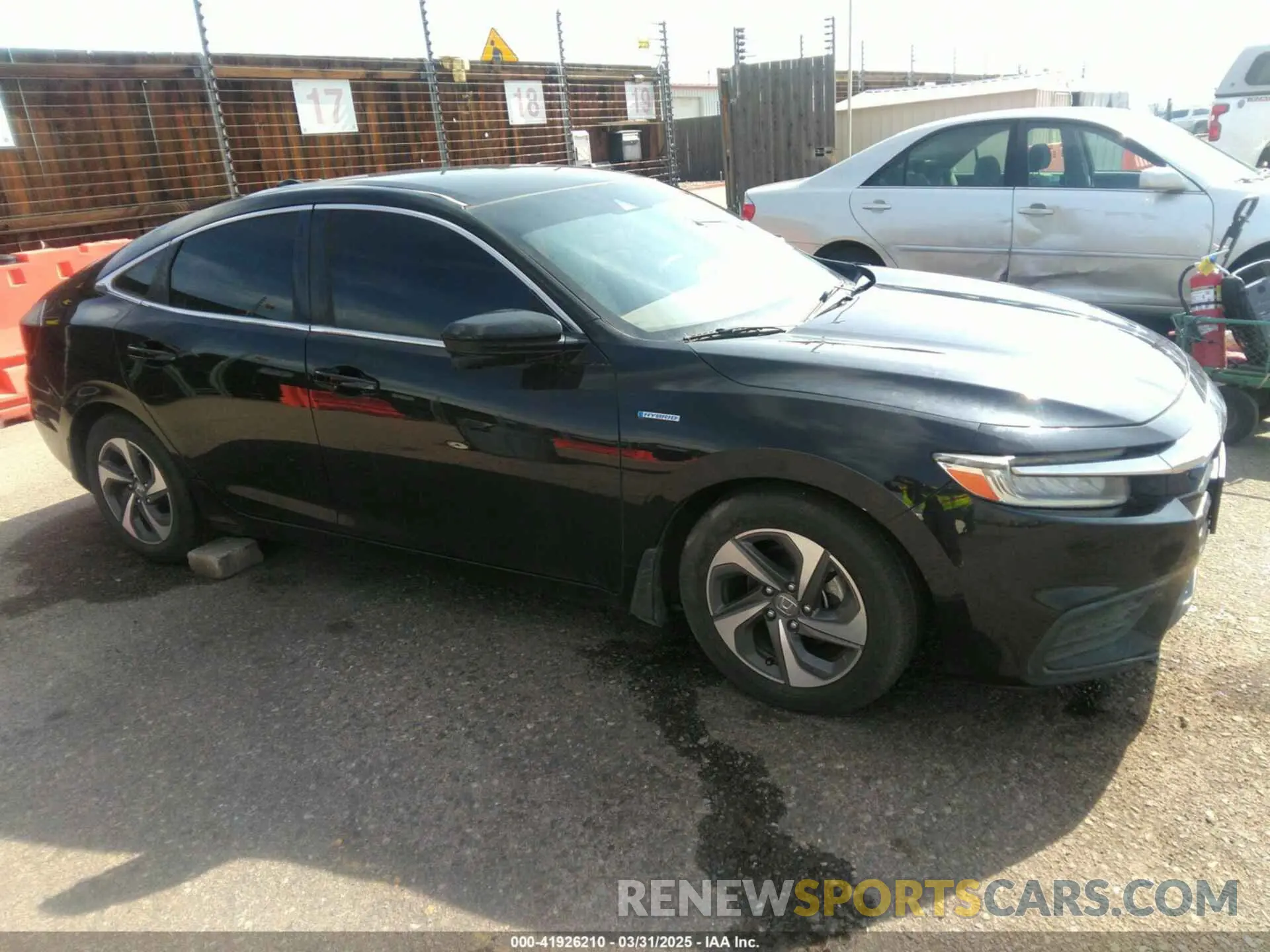13 fotografías del automóvil dañado 19XZE4F55KE005028 HONDA INSIGHT 2019