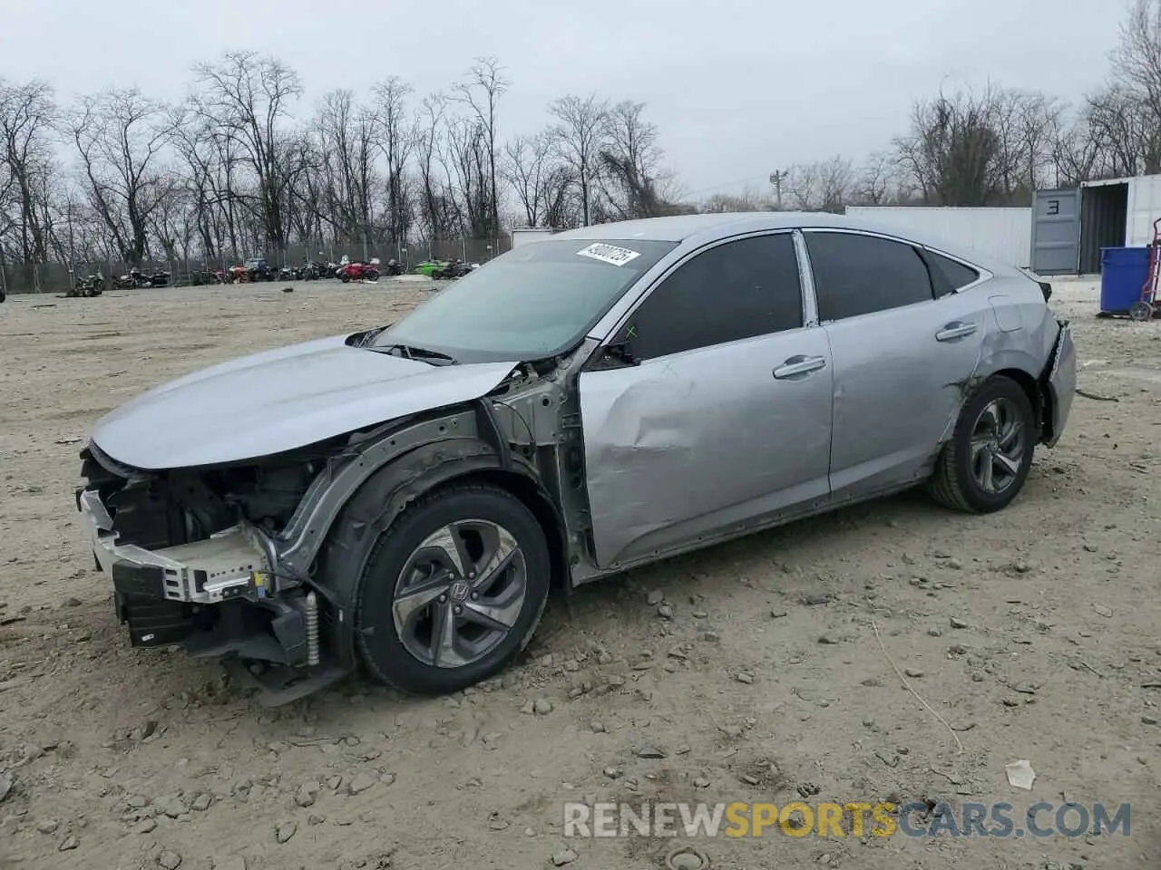 1 fotografías del automóvil dañado 19XZE4F55KE018247 HONDA INSIGHT 2019
