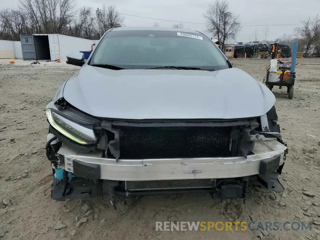 5 fotografías del automóvil dañado 19XZE4F55KE018247 HONDA INSIGHT 2019