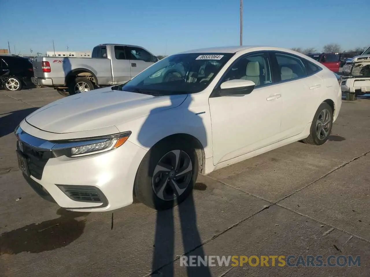 1 fotografías del automóvil dañado 19XZE4F55KE028941 HONDA INSIGHT 2019