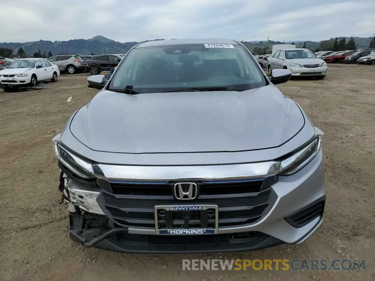 5 fotografías del automóvil dañado 19XZE4F55KE033797 HONDA INSIGHT 2019