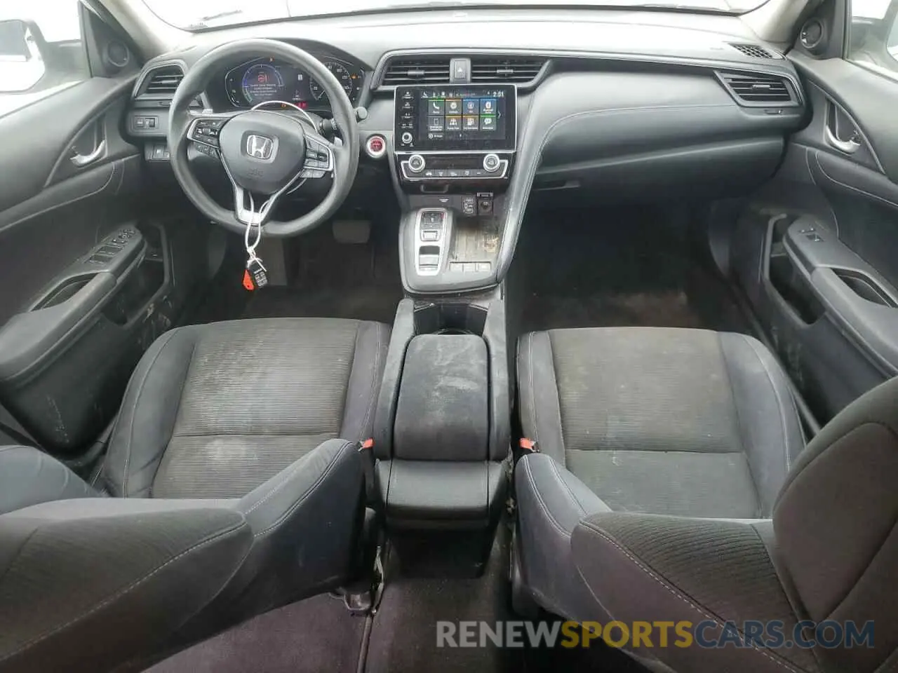 8 fotografías del automóvil dañado 19XZE4F56KE017334 HONDA INSIGHT 2019
