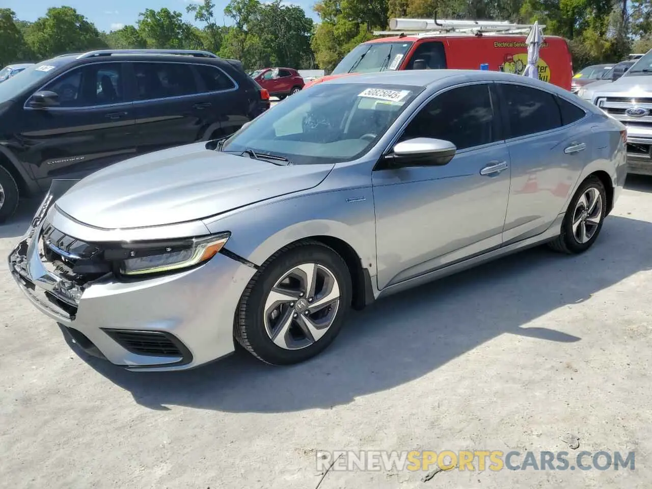 1 fotografías del automóvil dañado 19XZE4F57KE002342 HONDA INSIGHT 2019