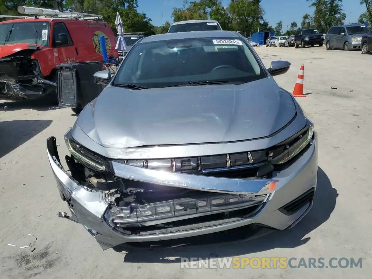 5 fotografías del automóvil dañado 19XZE4F57KE002342 HONDA INSIGHT 2019