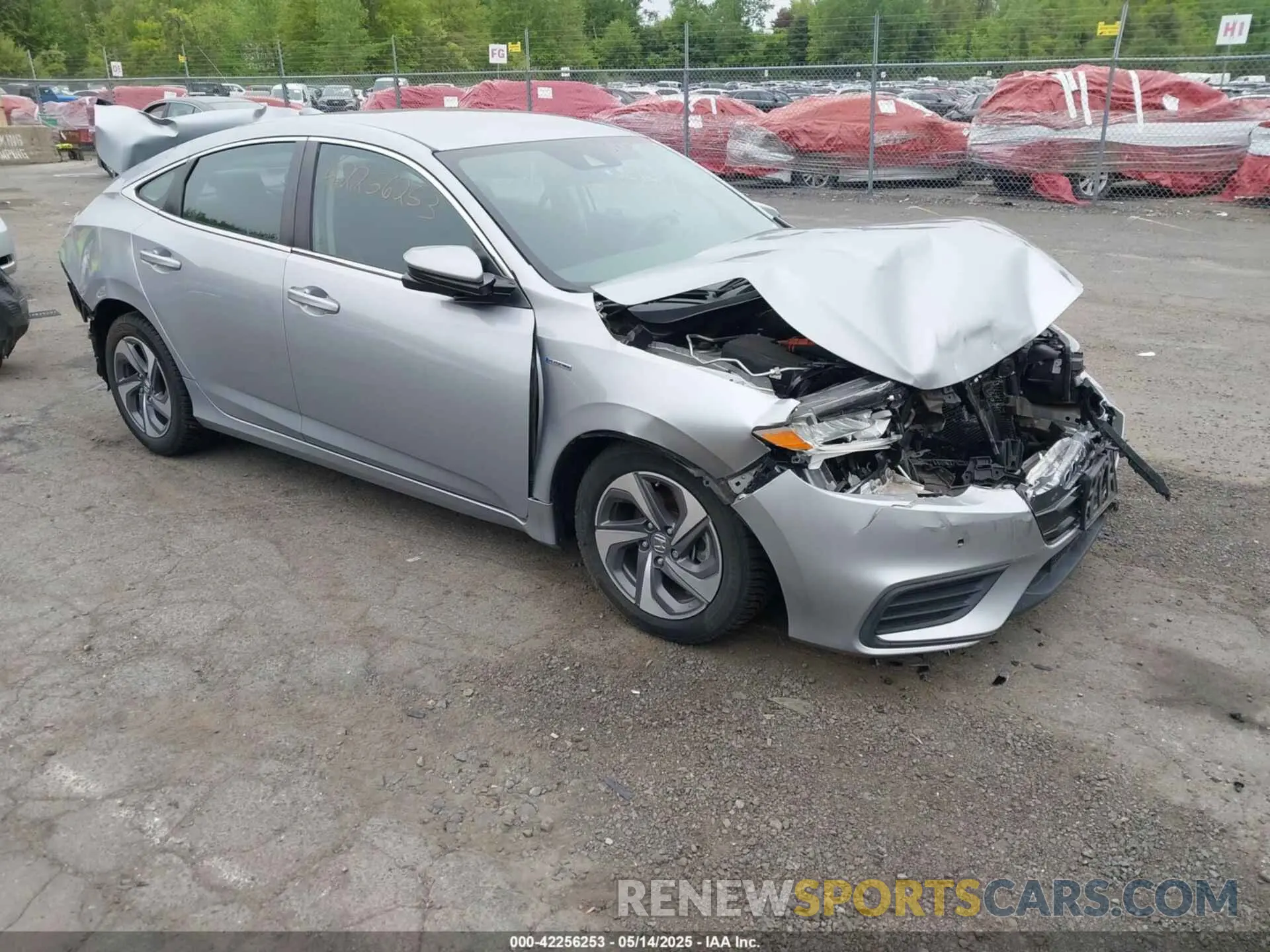 1 fotografías del automóvil dañado 19XZE4F57KE009386 HONDA INSIGHT 2019