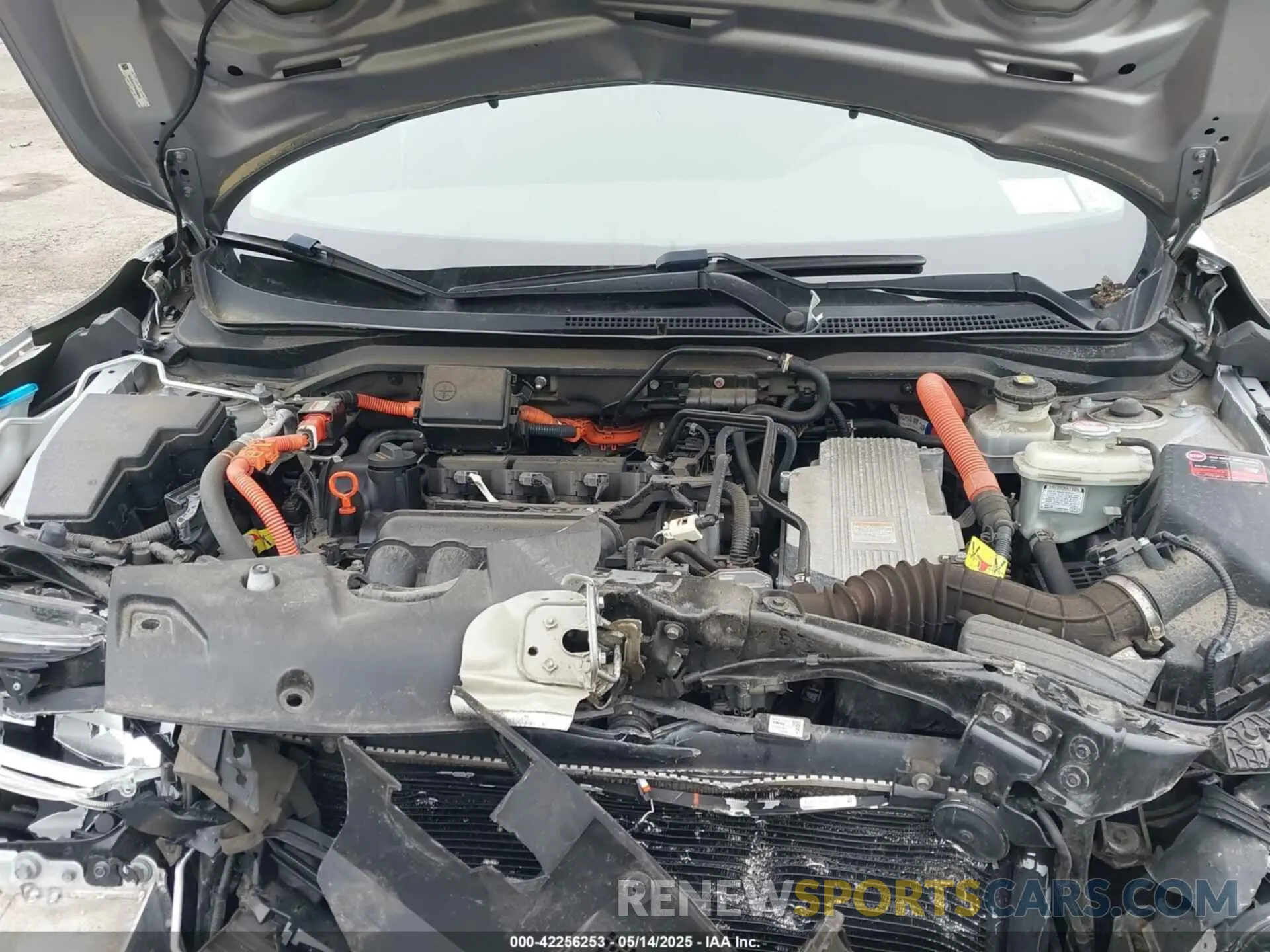 10 fotografías del automóvil dañado 19XZE4F57KE009386 HONDA INSIGHT 2019